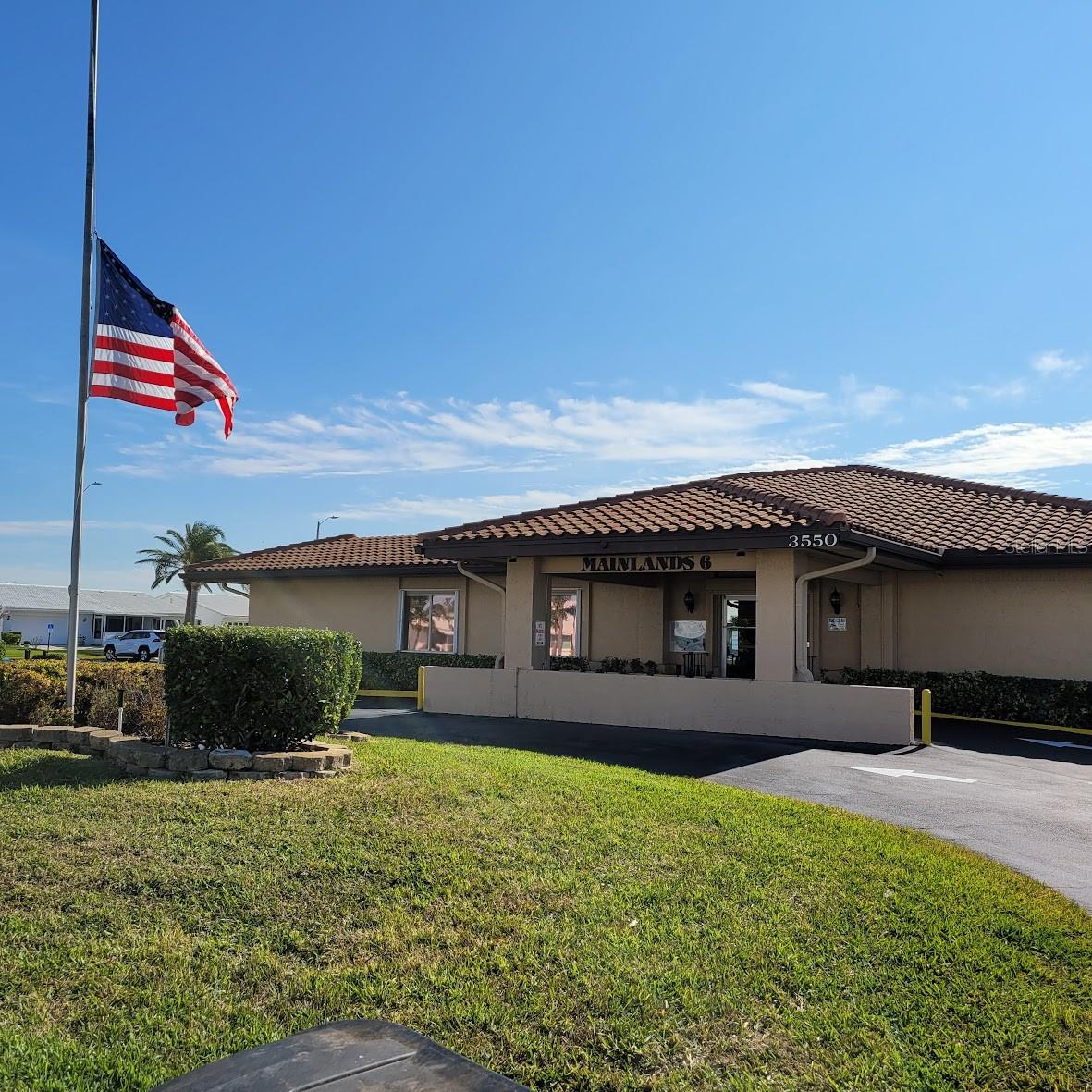 The UNIT 6 Clubhouse where breakfast, dances, meetings, dinners, and more take place.