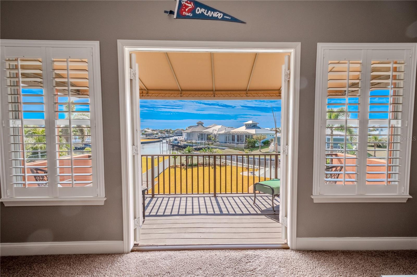 Bedroom 5 balcony view.