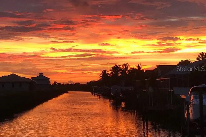 Stunning nightly sunsets from your backyard.