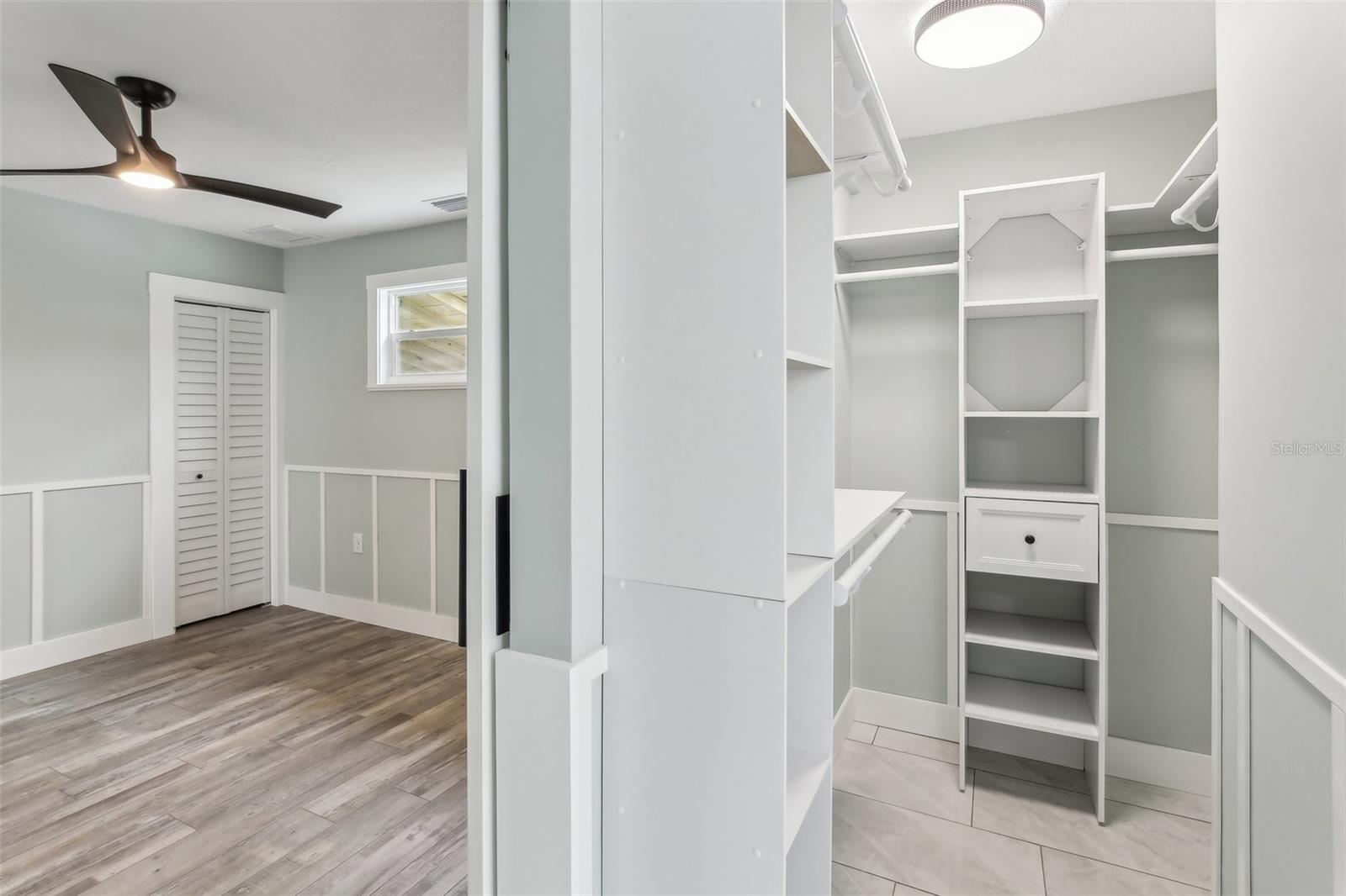 Large Walk-In Closet.