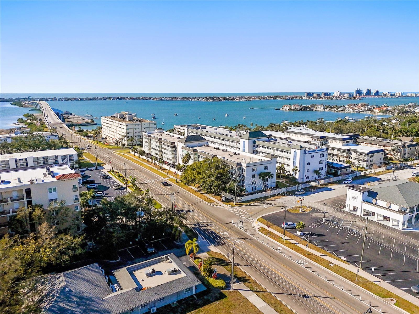 Close to the beach, but far from flood waters