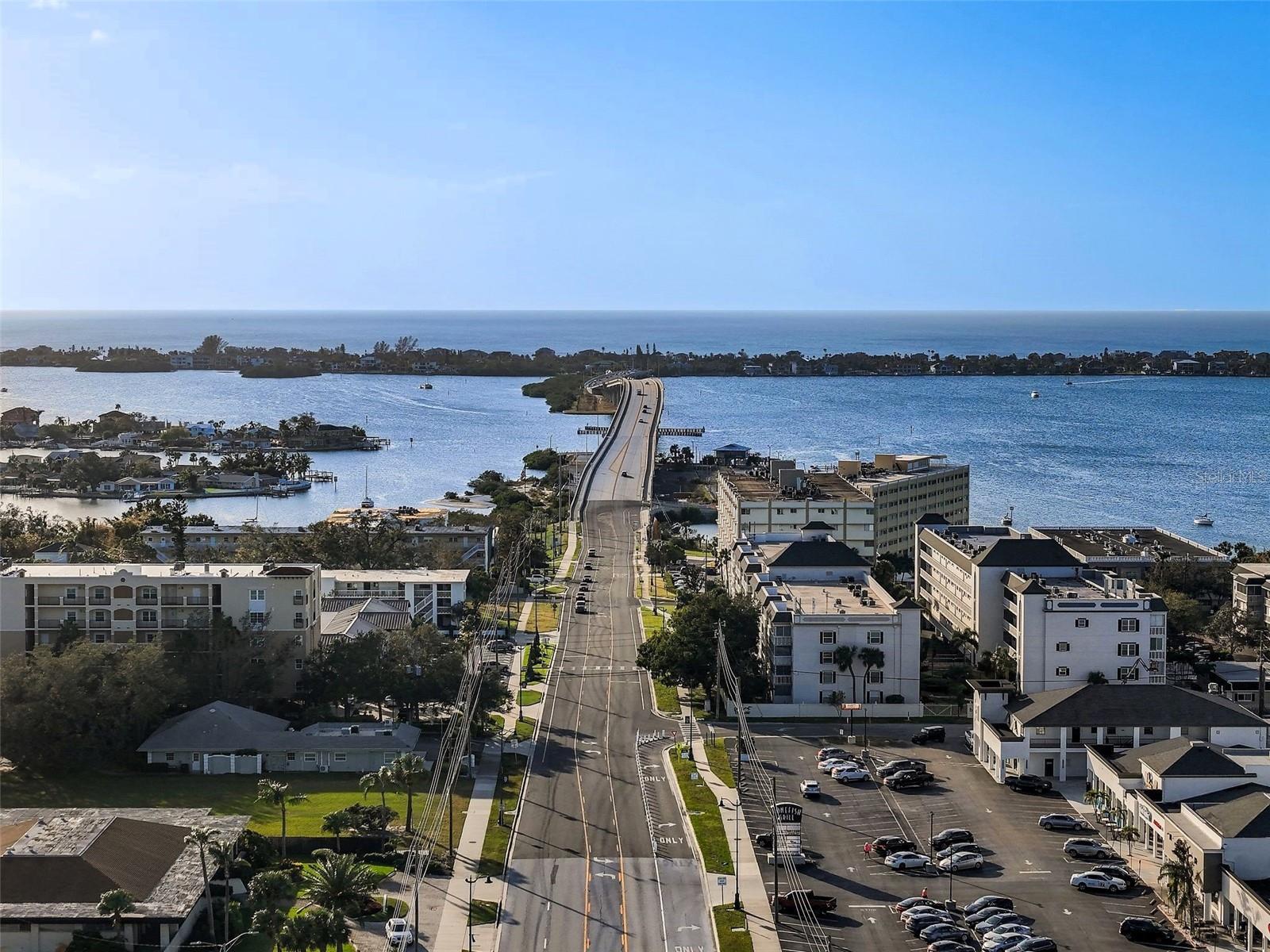 Causeway leading to Belleair Beach