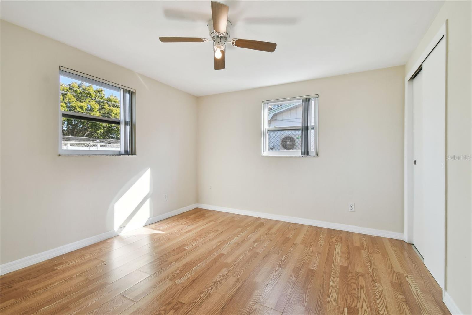 2nd bedroom - freshly painted, new flooring