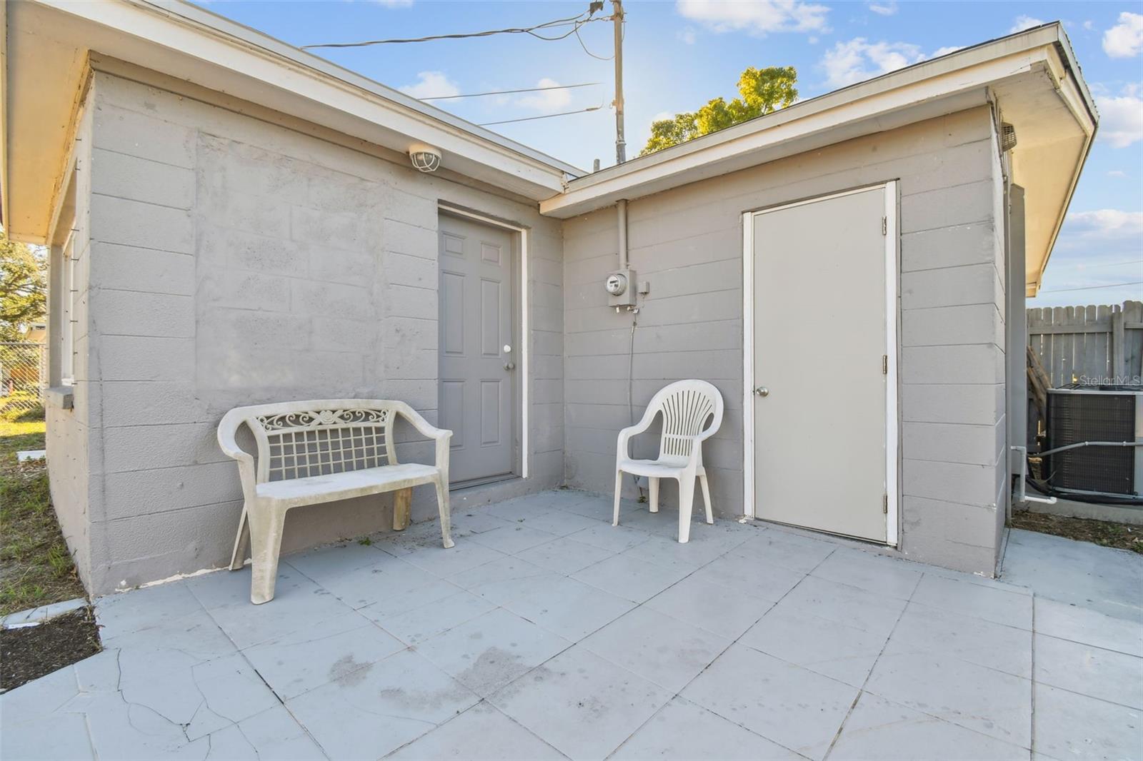 Patio off 3rd bedroom / Office