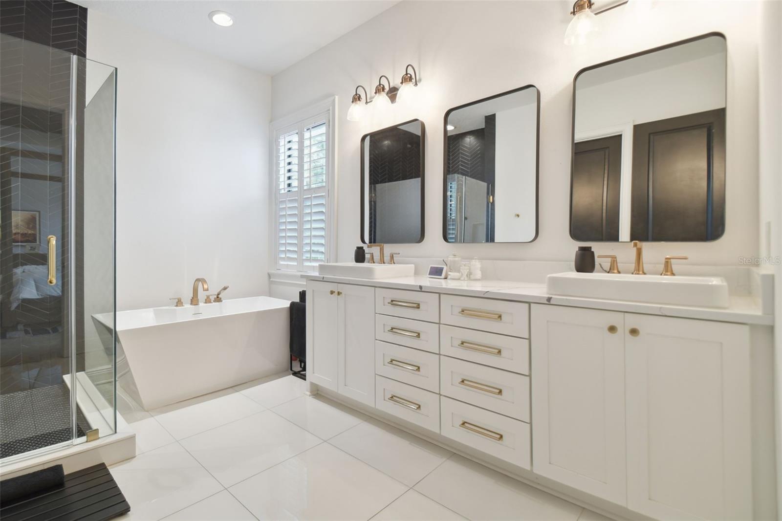 Primary Bathroom with dual sinks