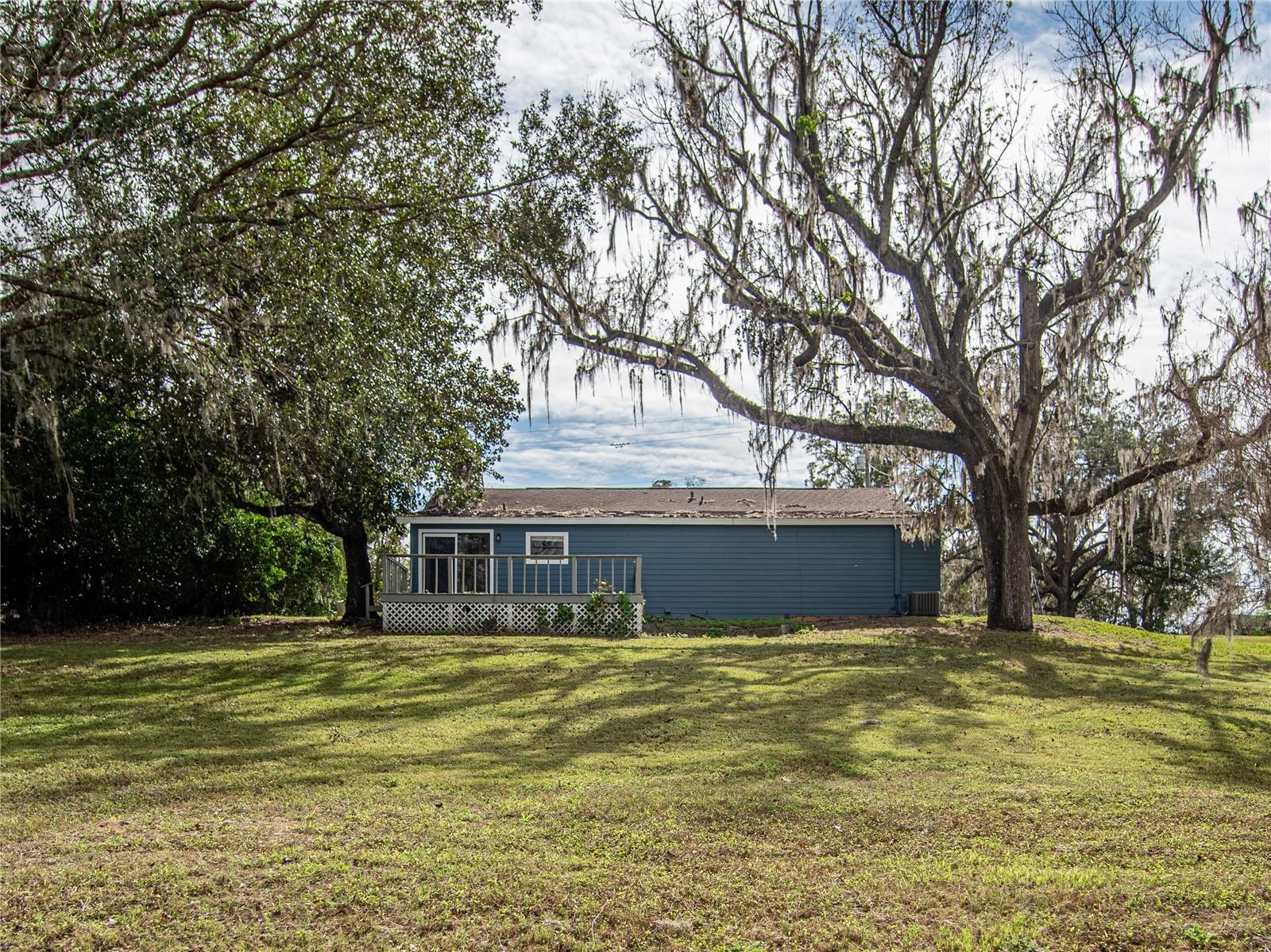 View from the rear of the property