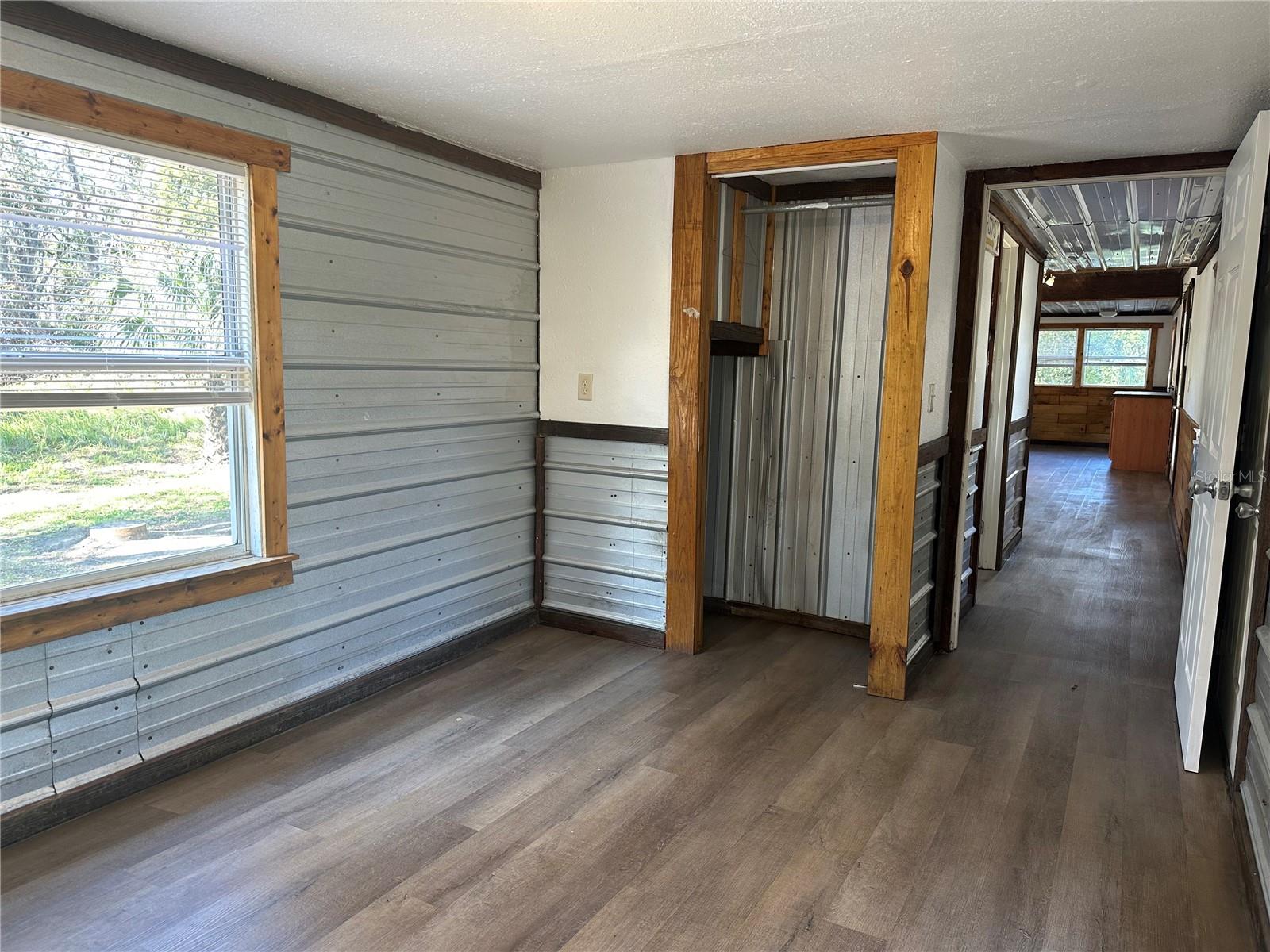 Bedroom features walk in closet!