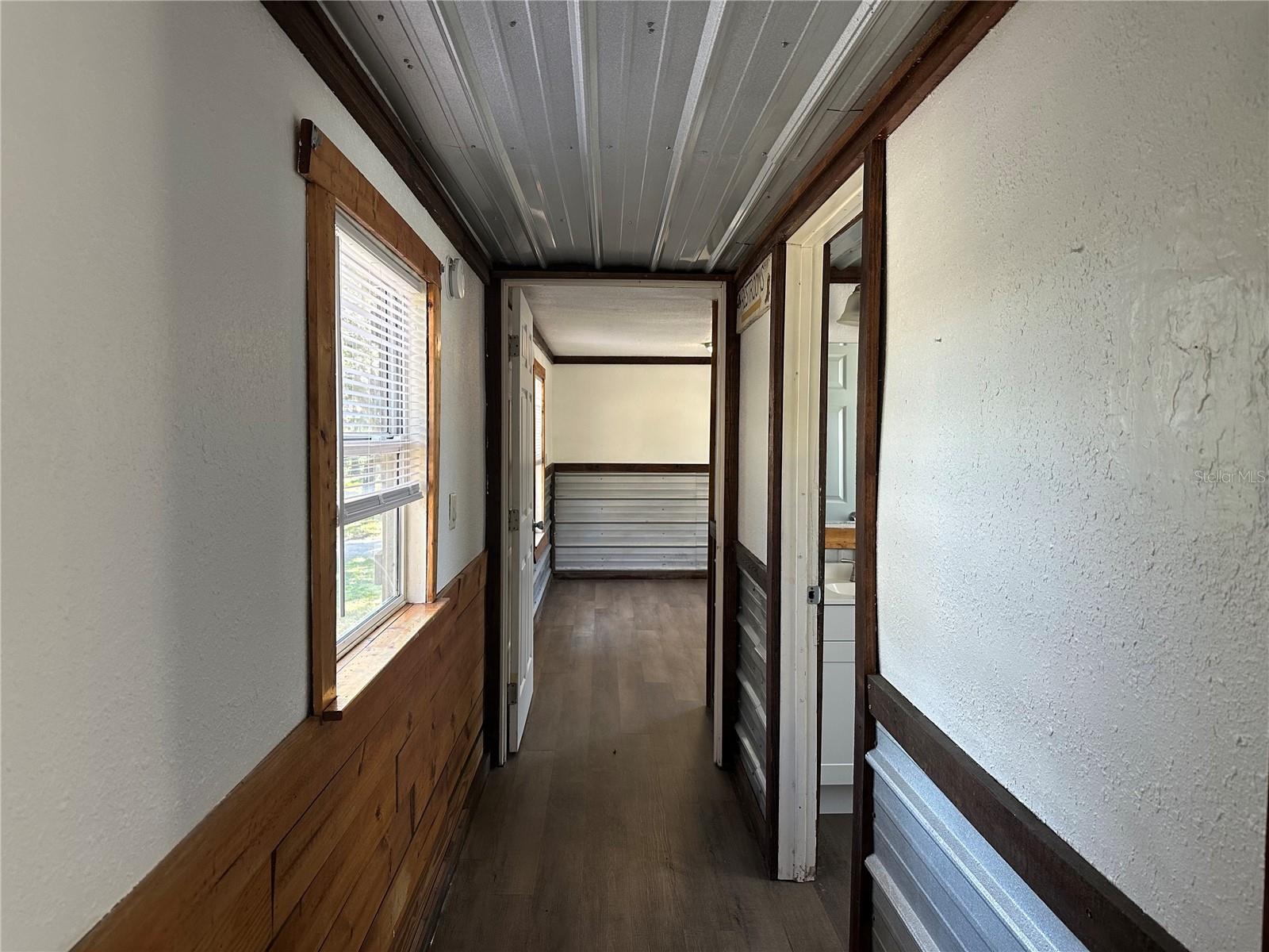 Hallway with additional window!