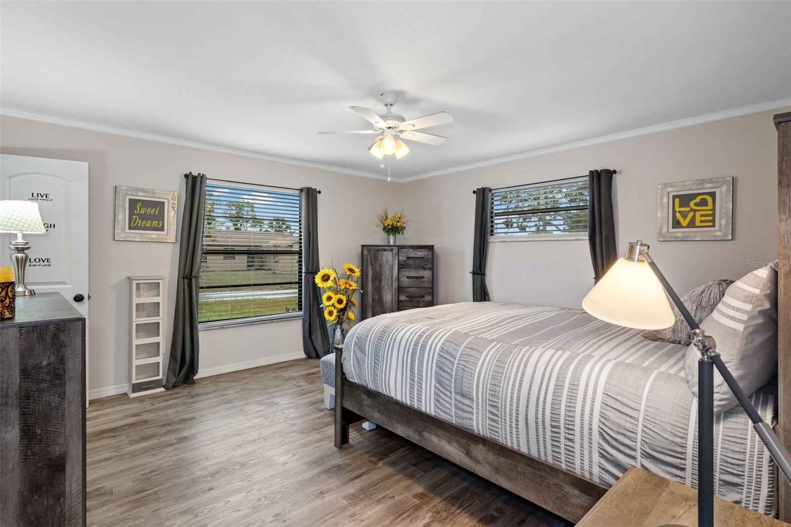 Master Bedroom with Laminate Flooring