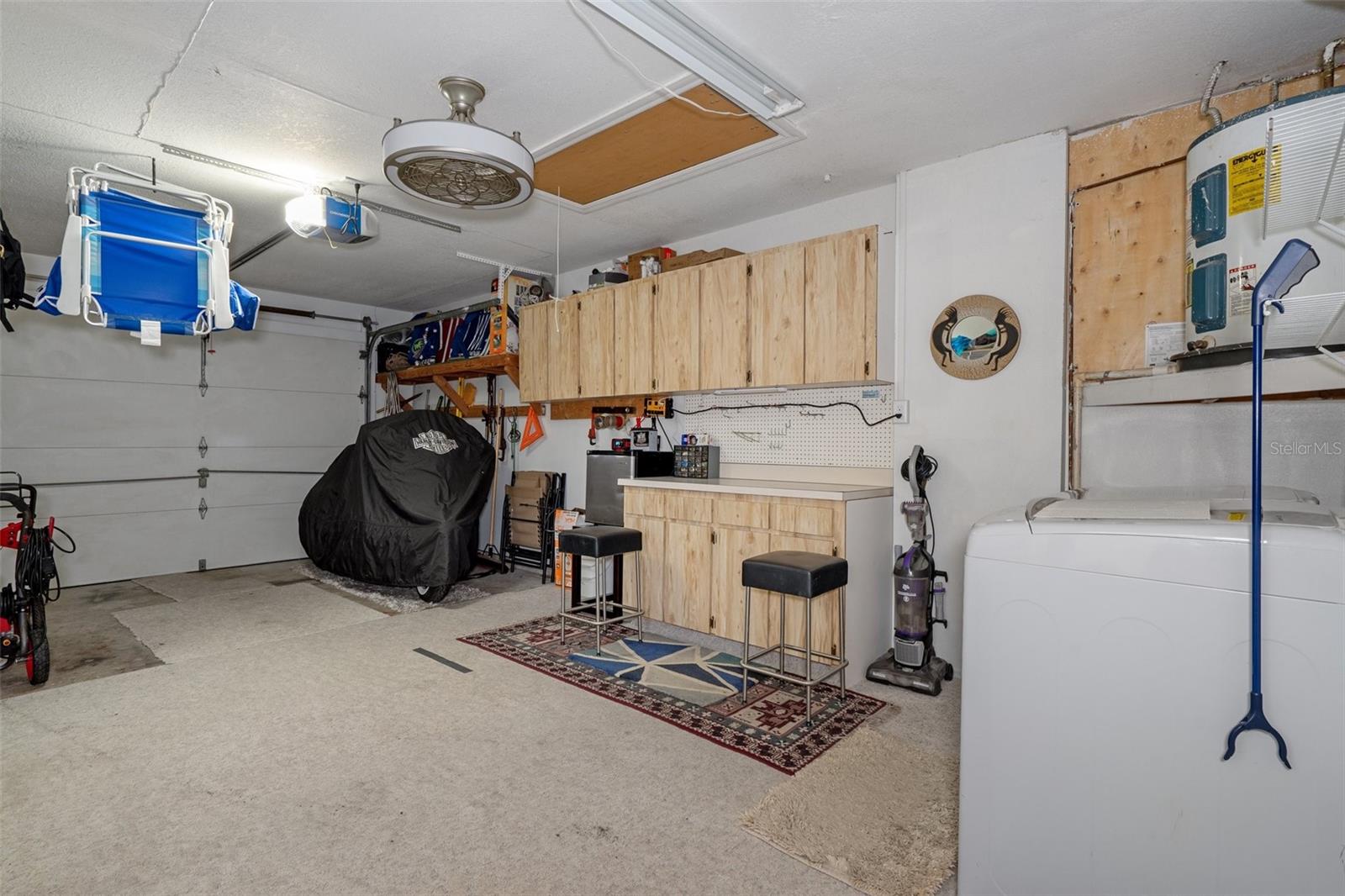 Garage with Work Space