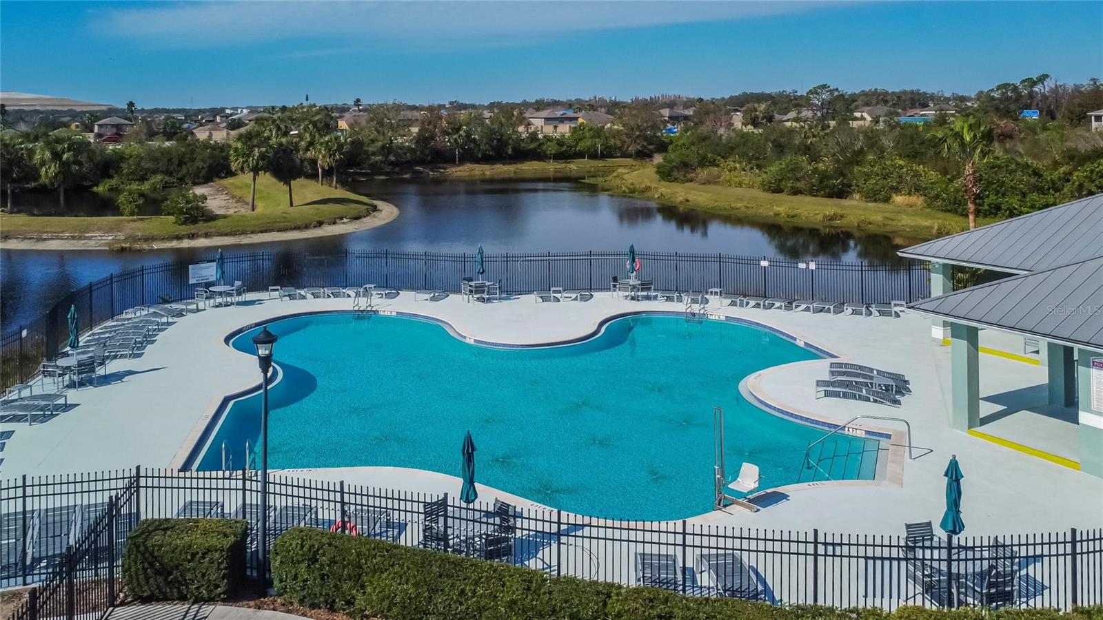 Aerial Community Pool