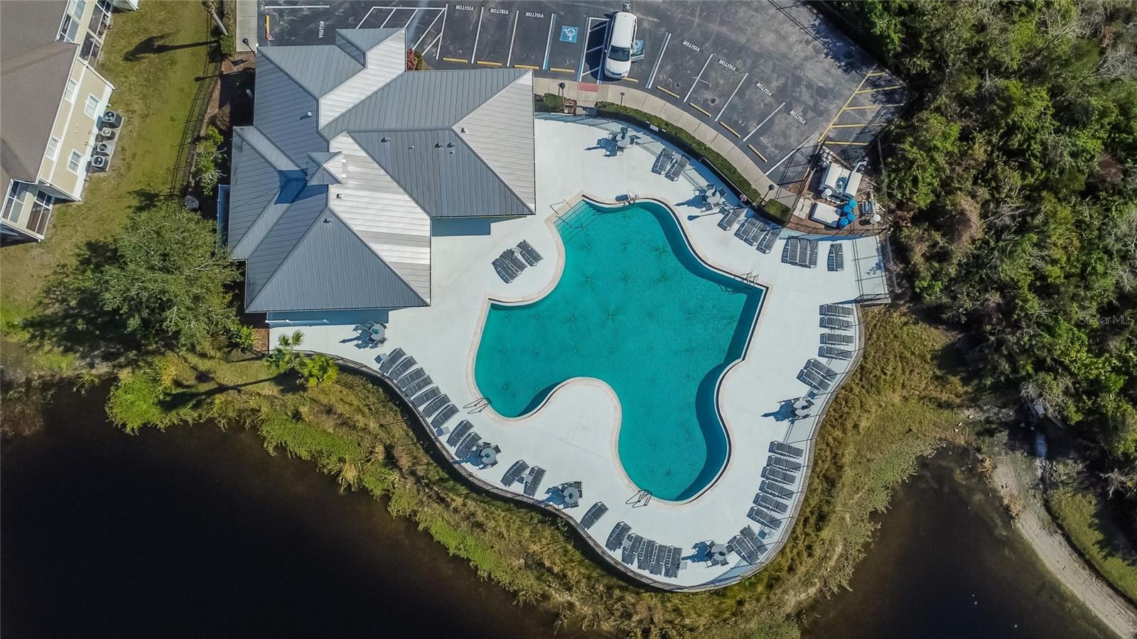 Aerial Community Amenities View