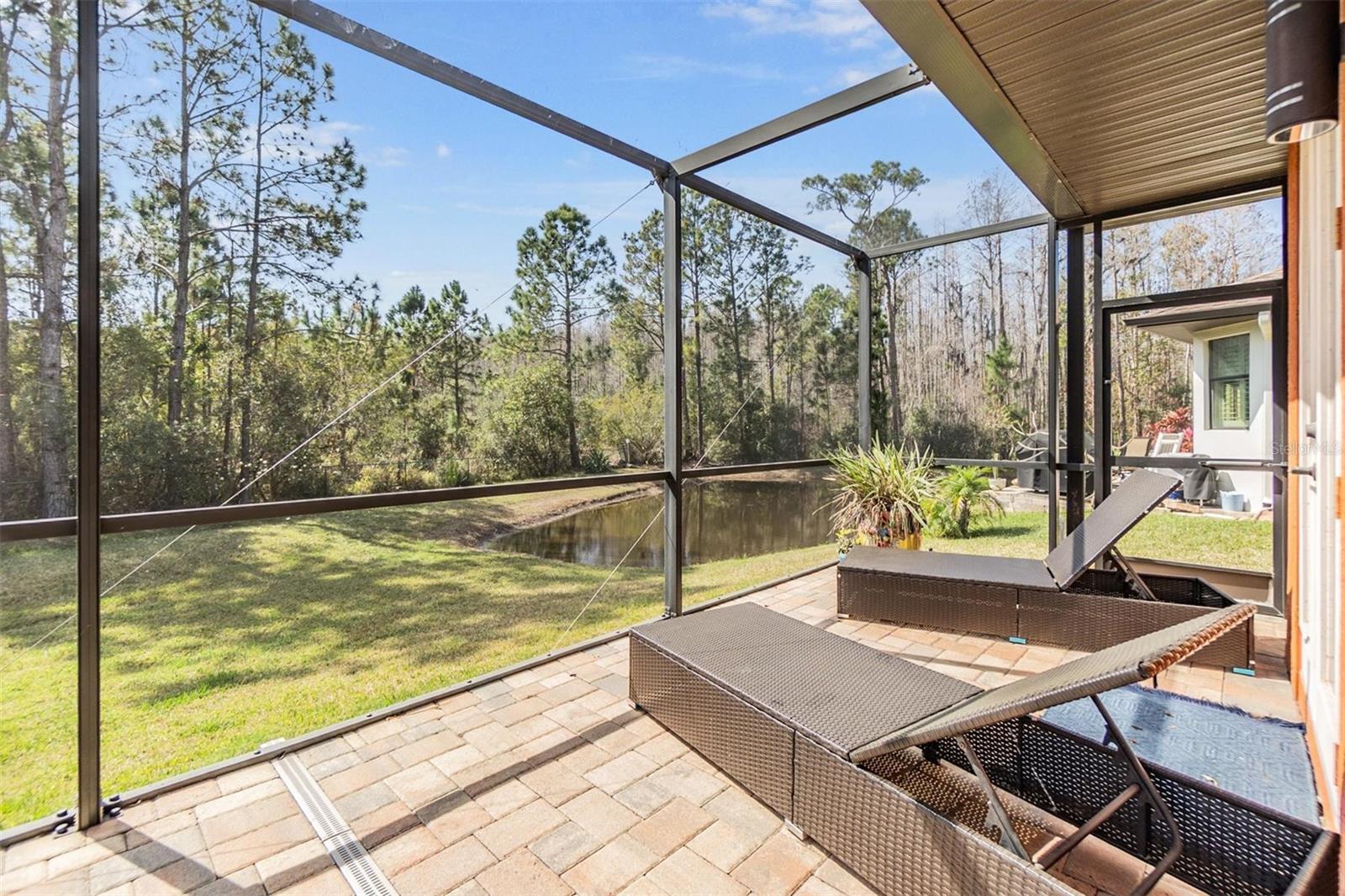 Sought-after tree-line view for privacy