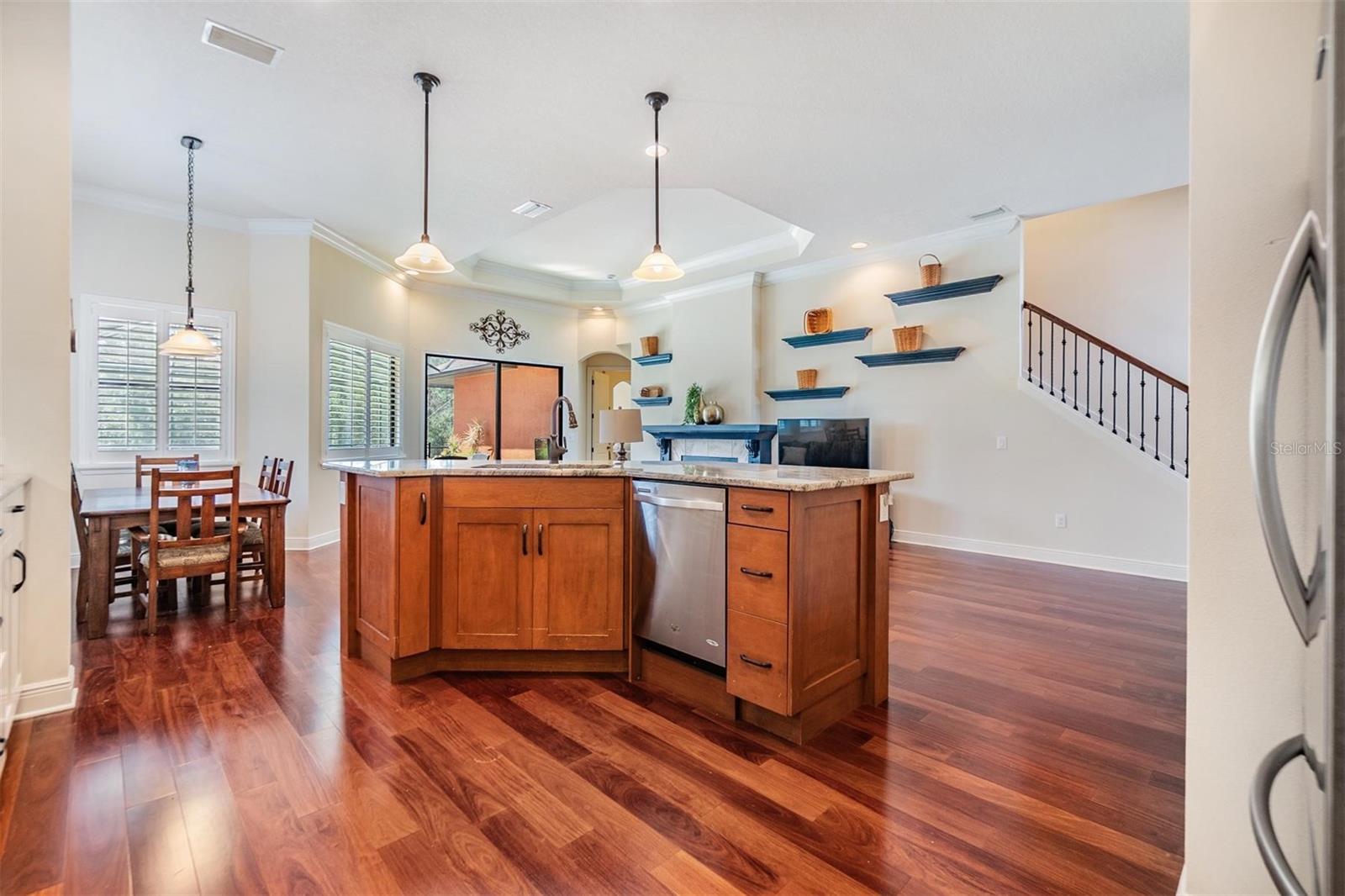 Thoughtful kitchen layout with breakfast nook