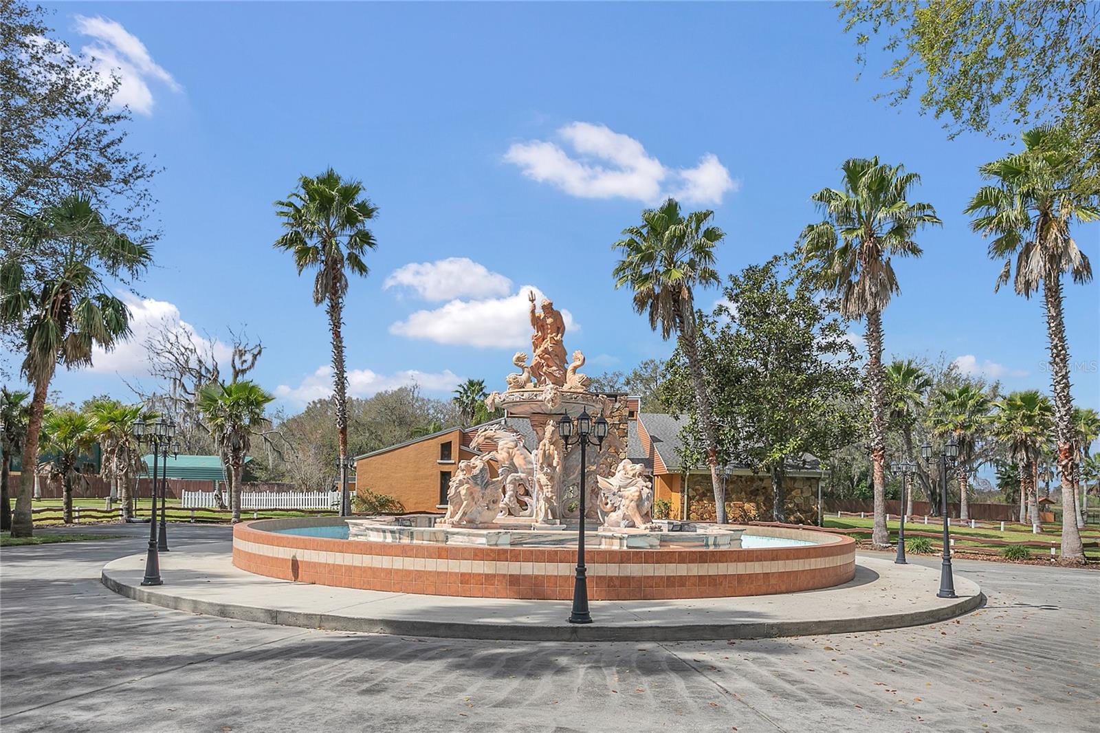 Fish, horses and lions adorn the Fountain of Neptune