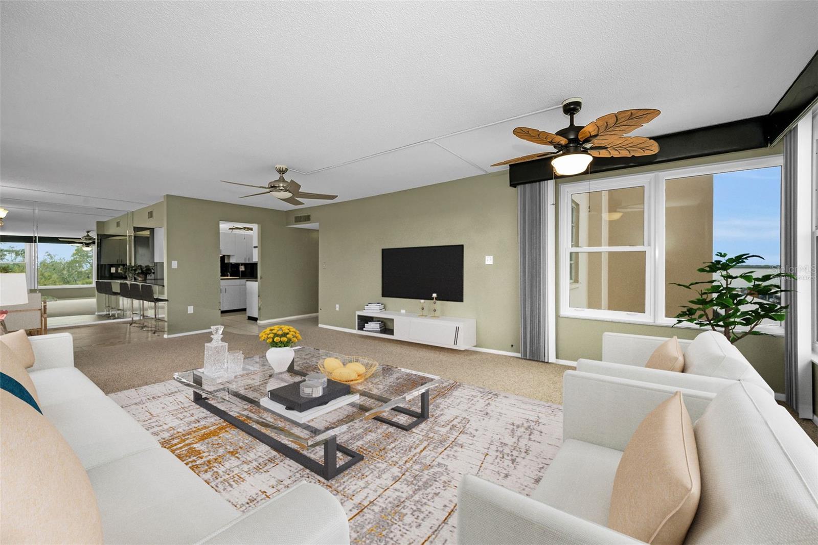 Living Room-Virtually Staged