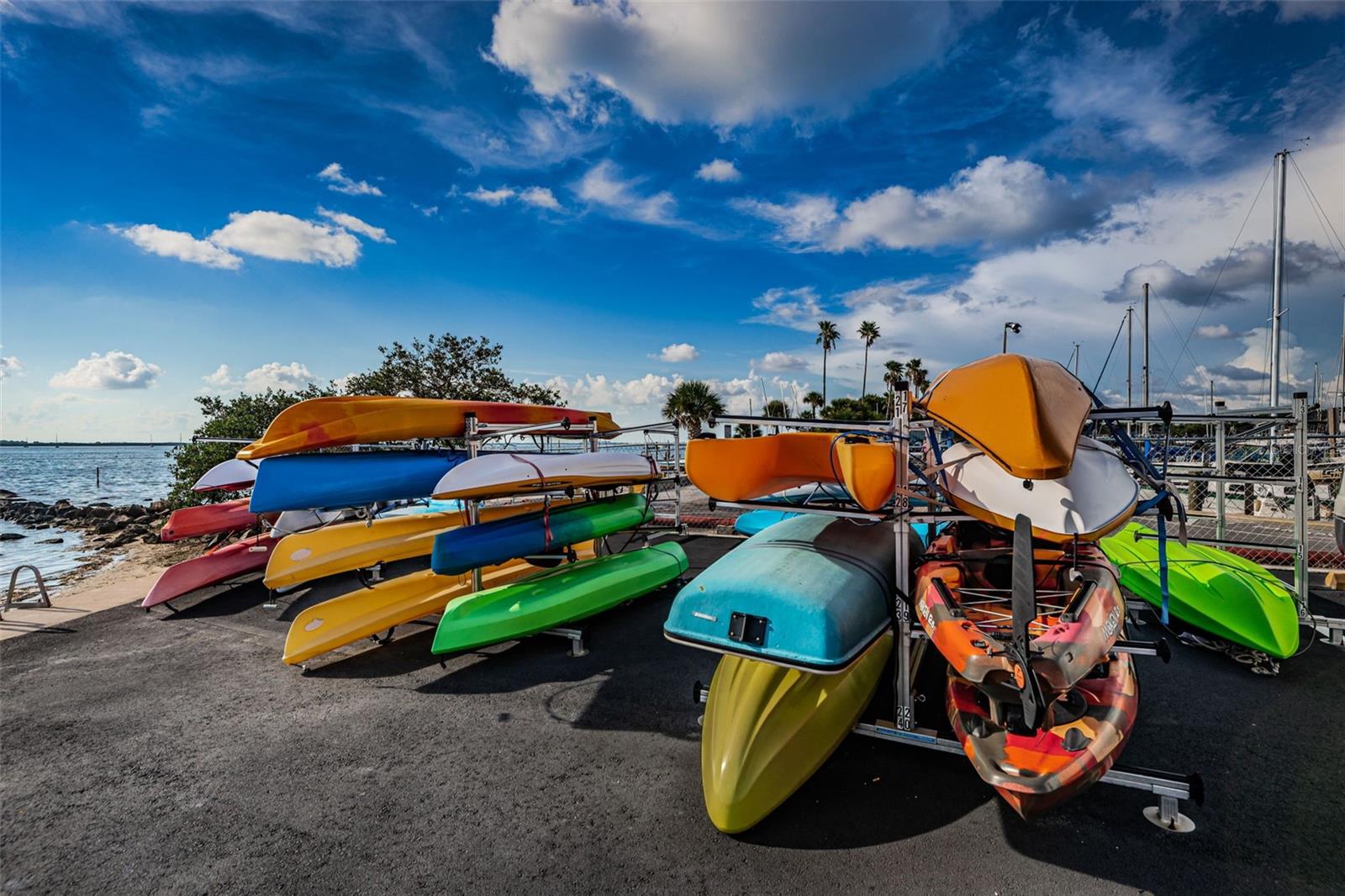 Community Canoe & Kayak Storage