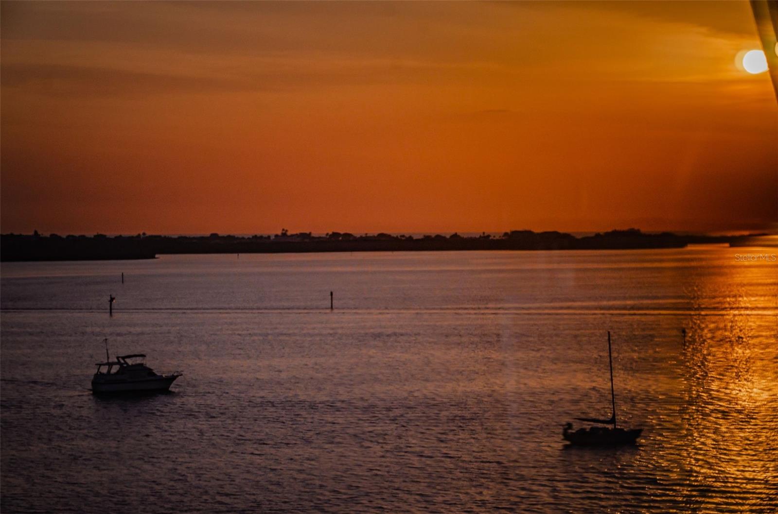 Water View with Sunset