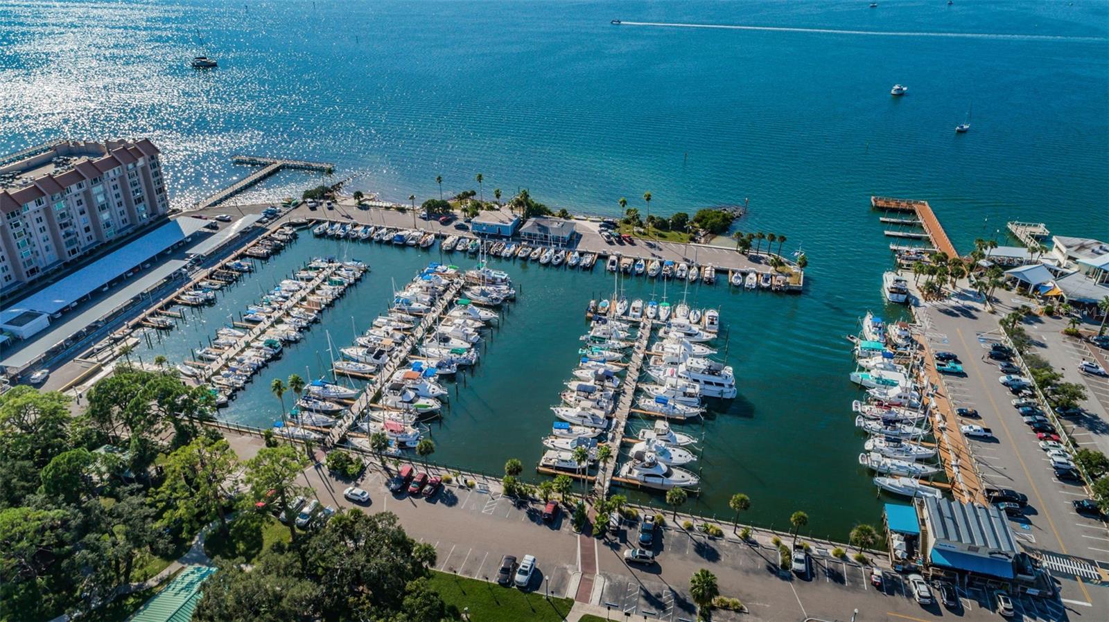 Aerial View of Adjacent Marina