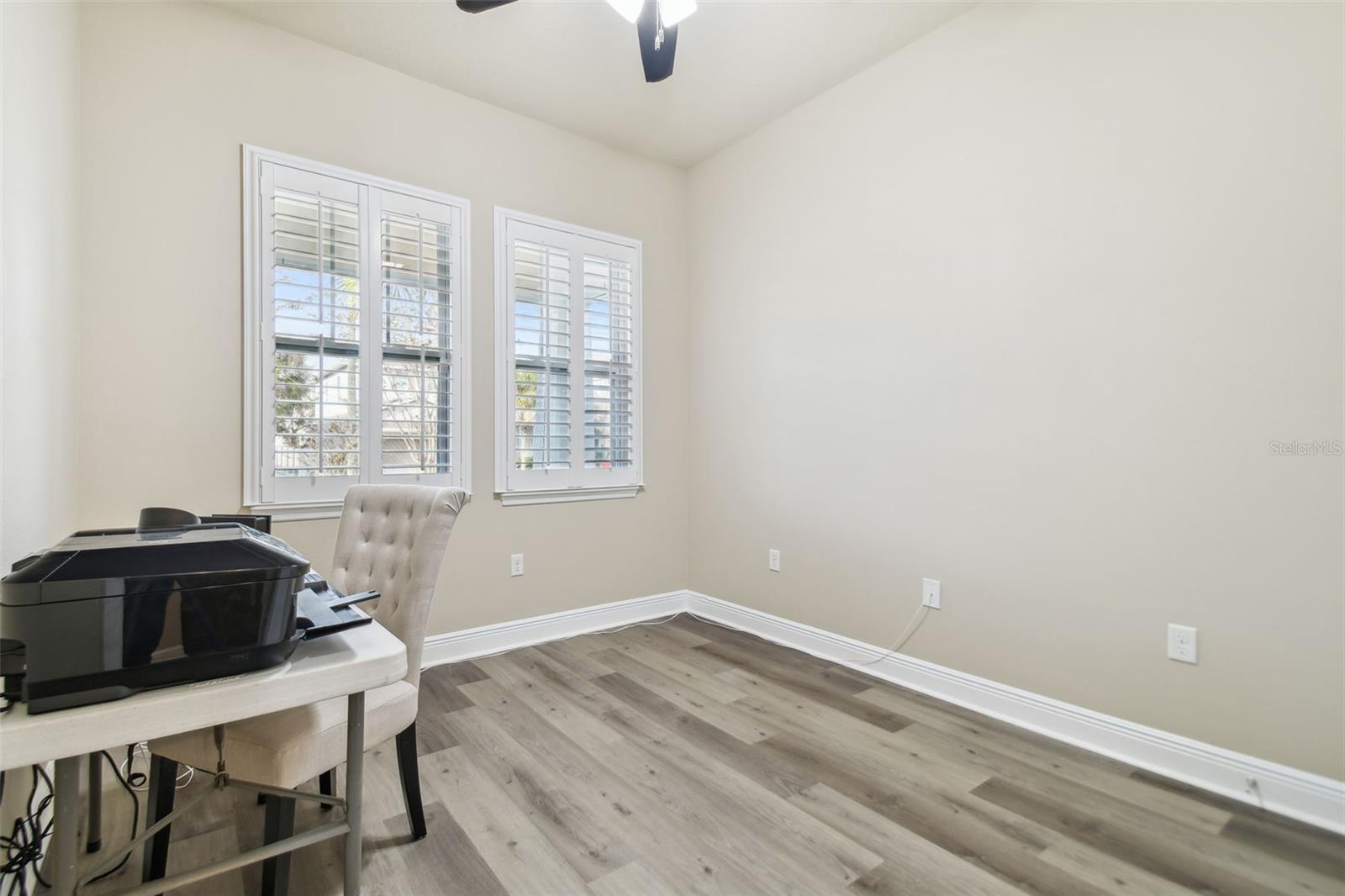 Bedroom located on the first floor.