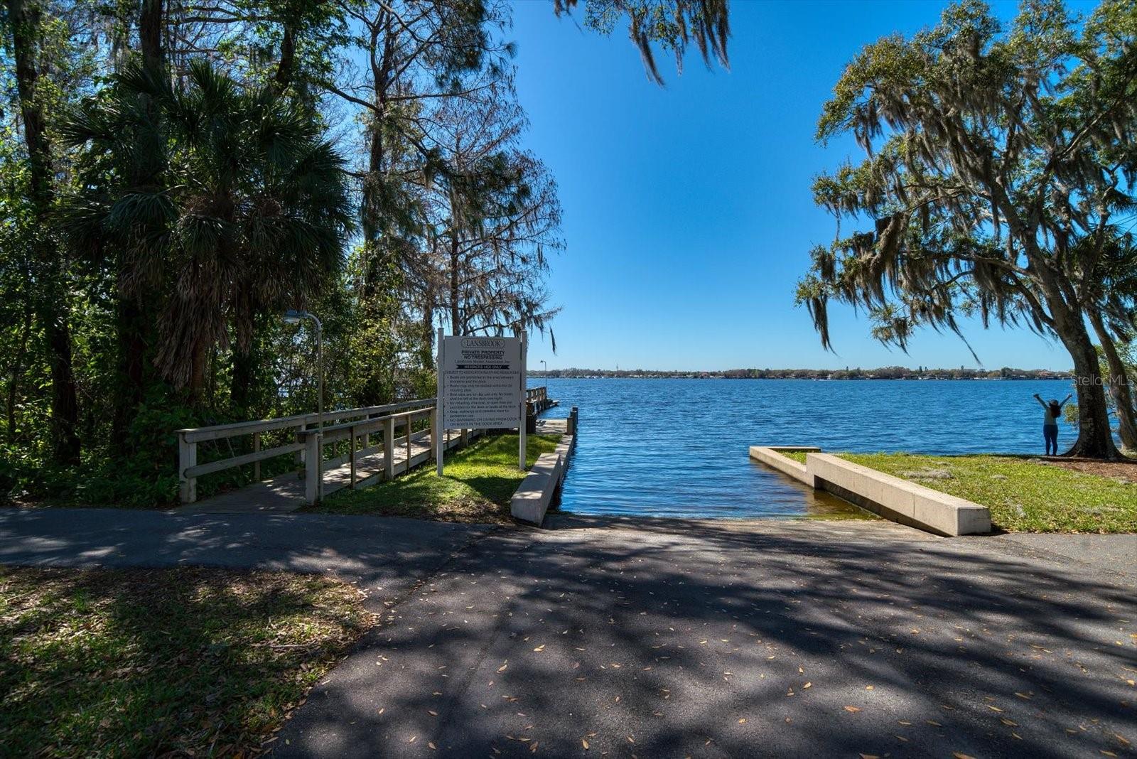 Community boat ramp to Lake Tarpon