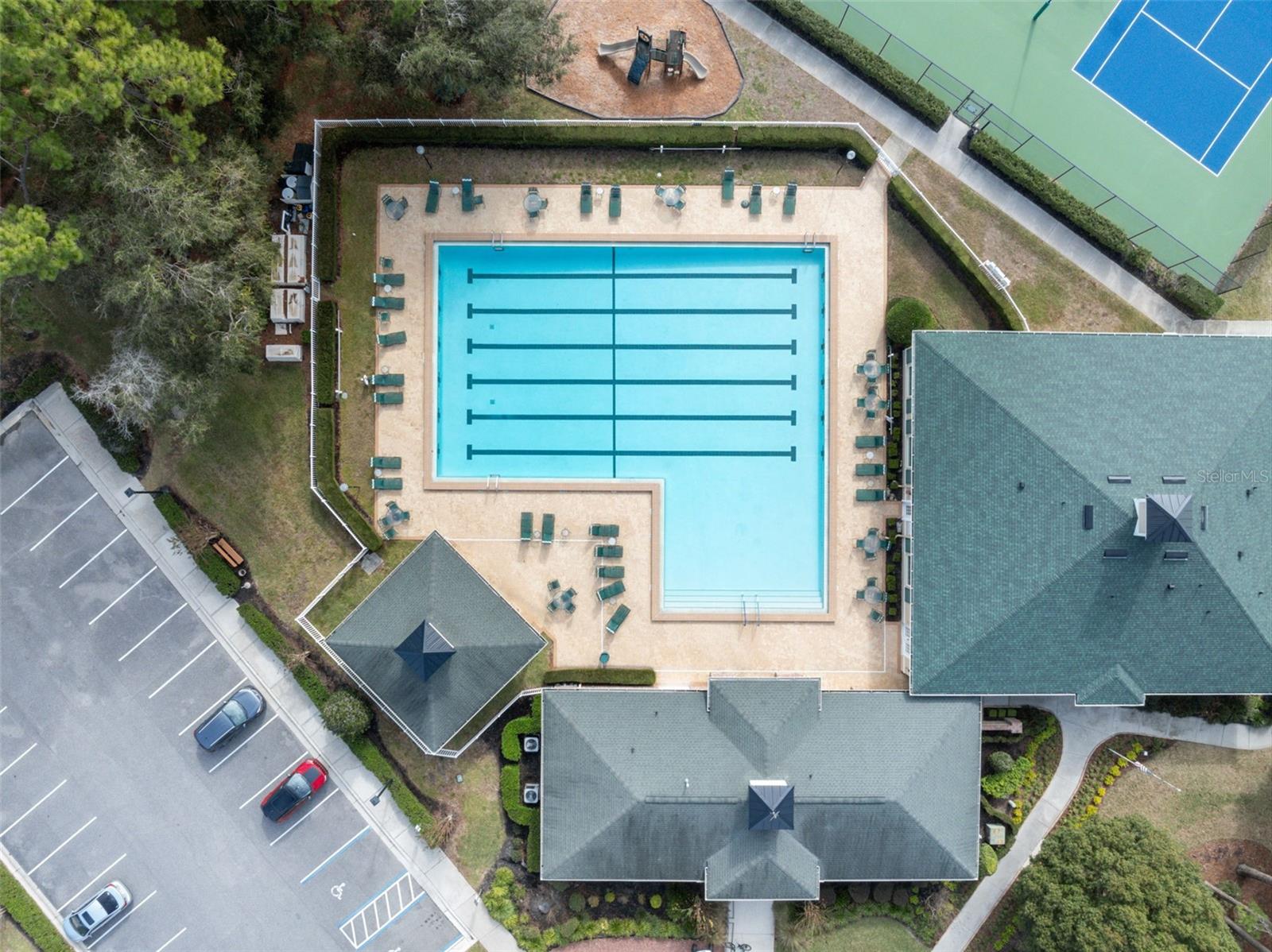 Aerial- Pool