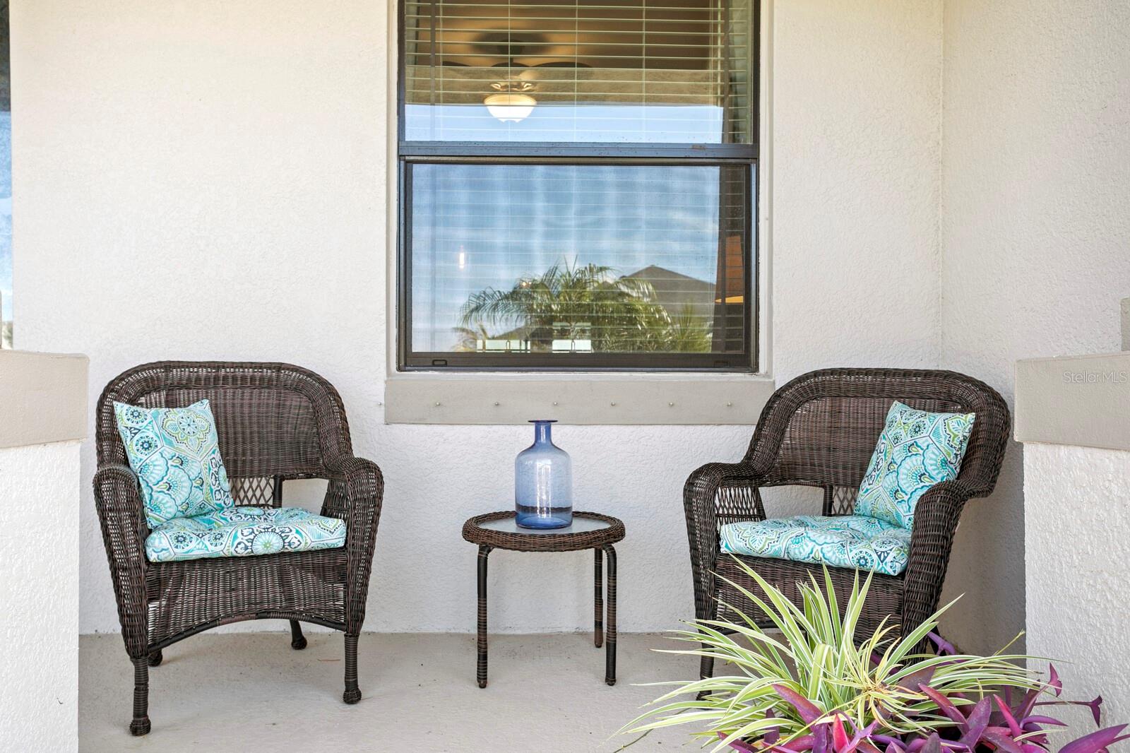 Relax on the front porch of your new home