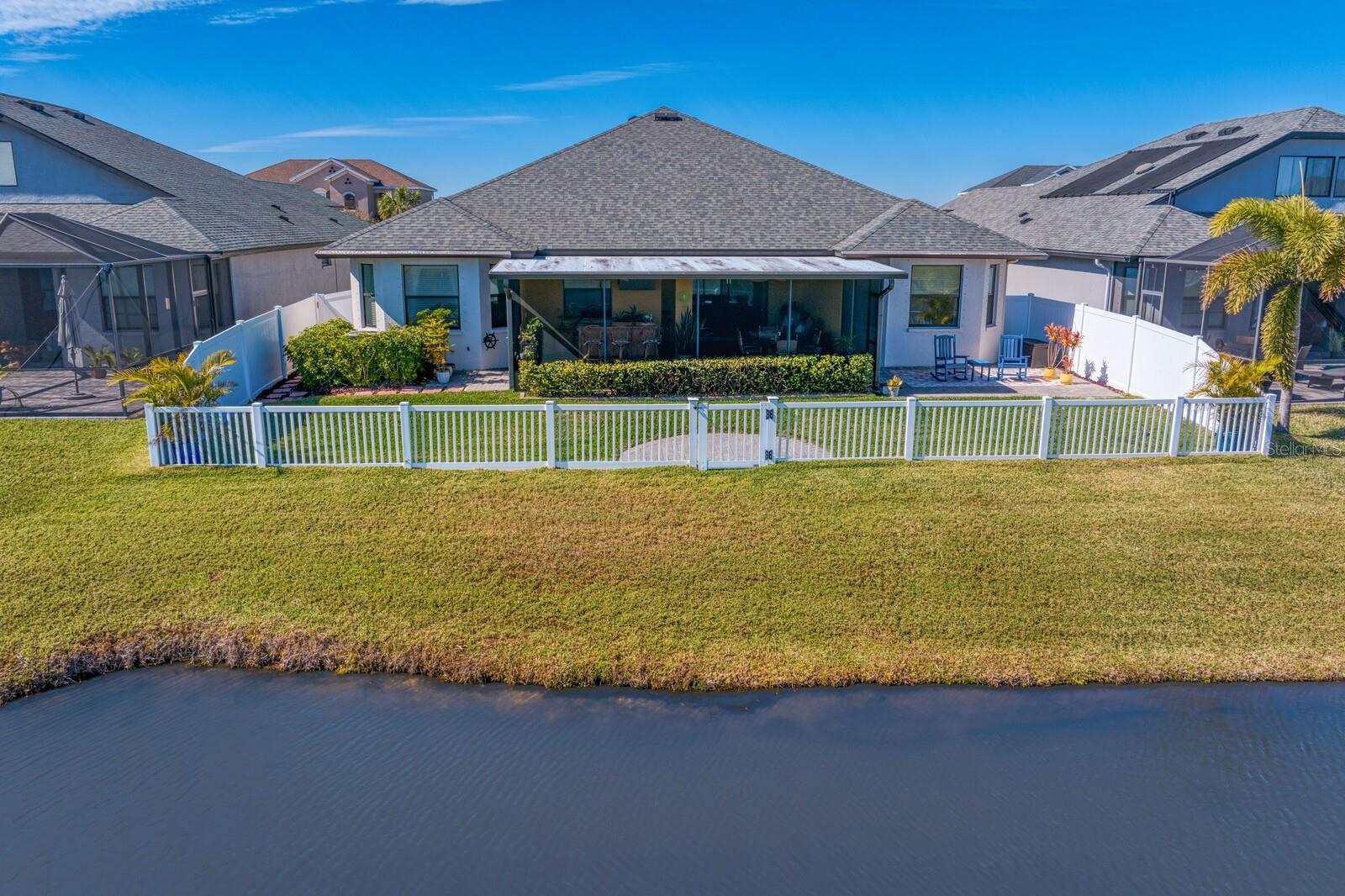 View of the back of your home