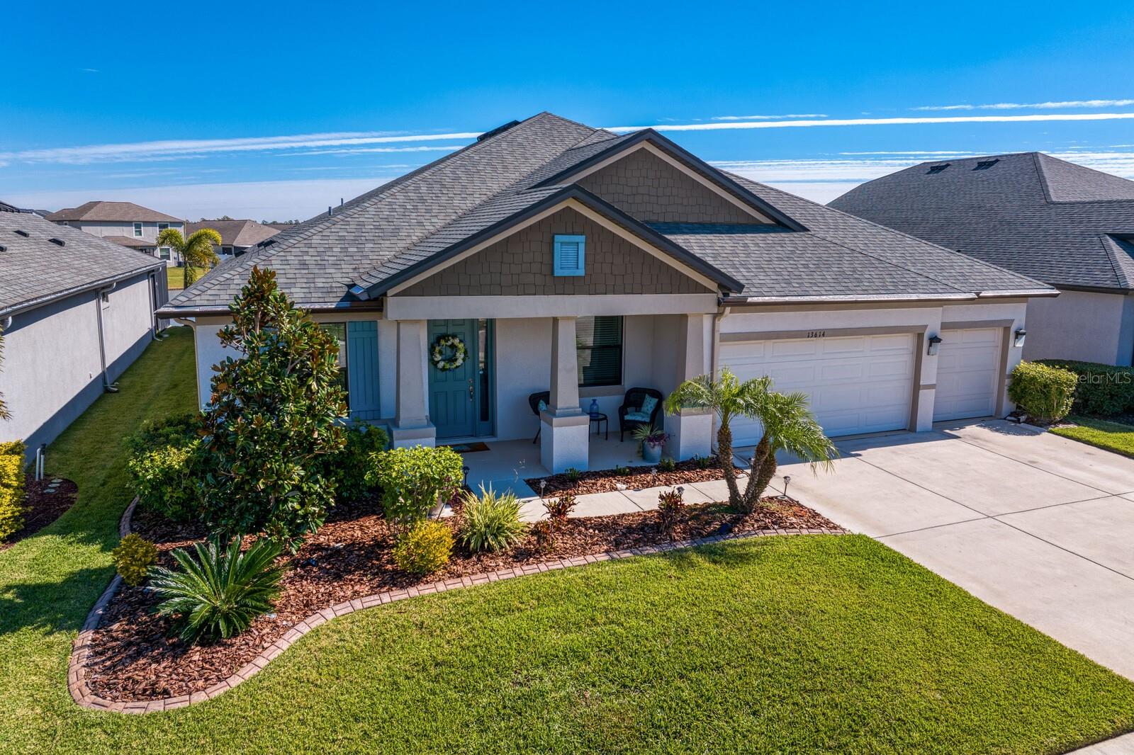 Beautiful front yard landscaping