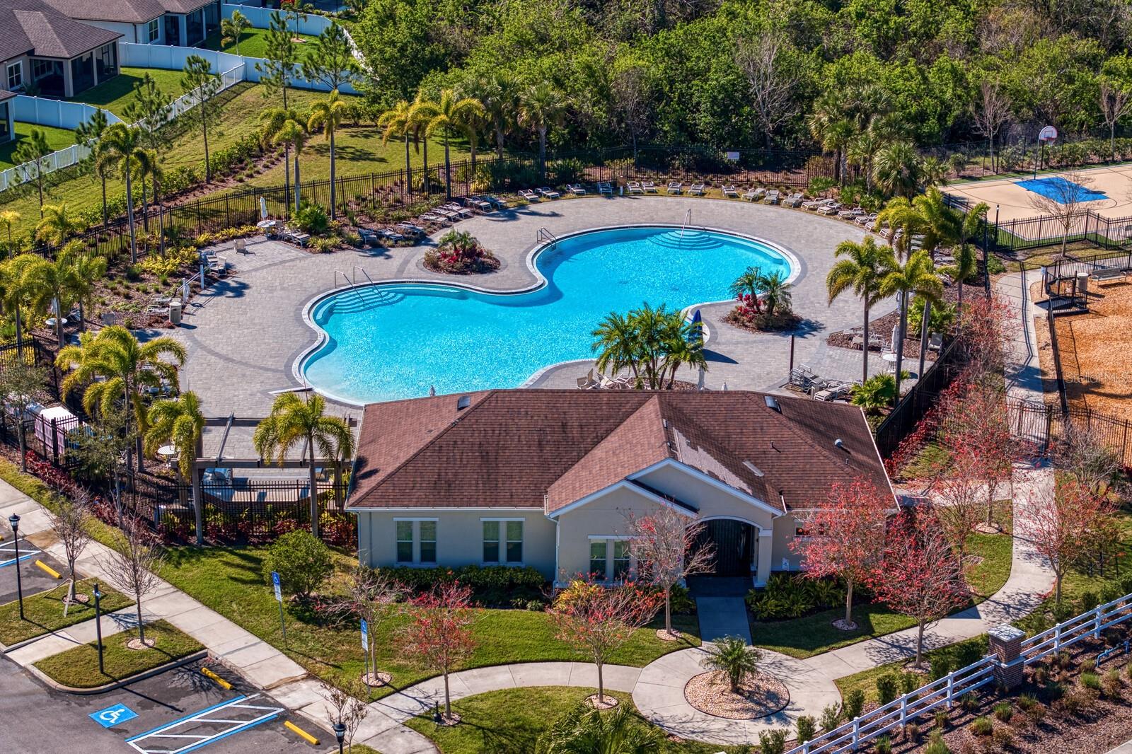 Views of the community amenity center