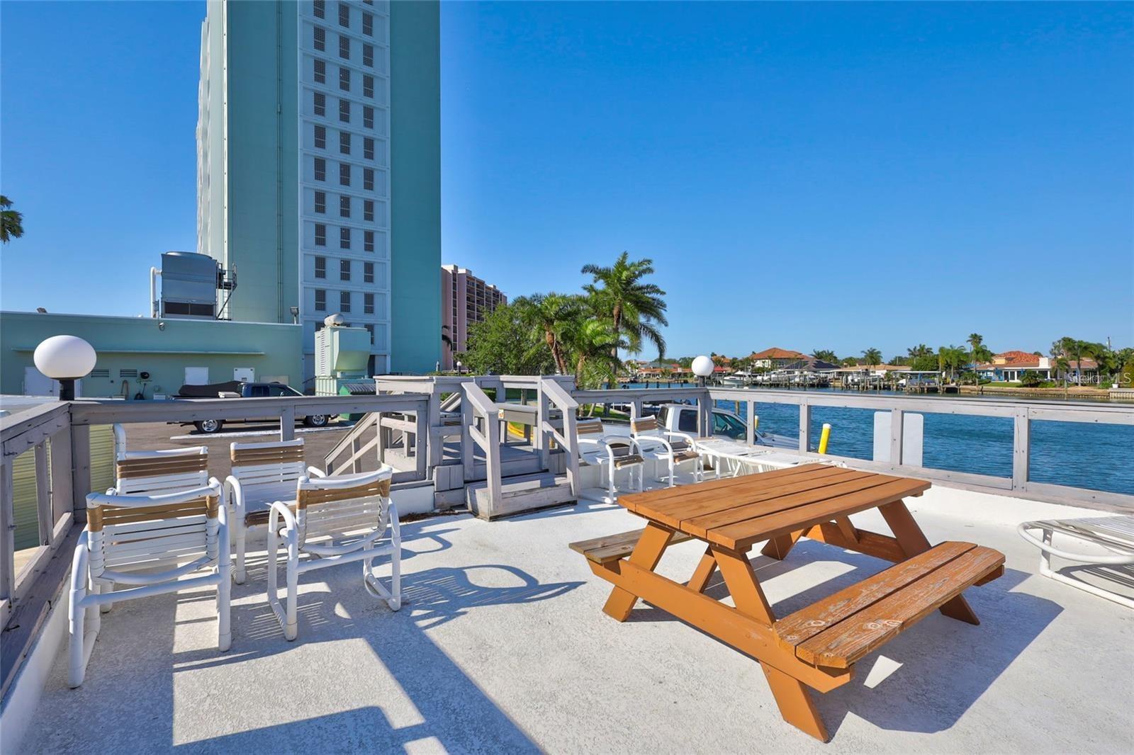 Picnic table area