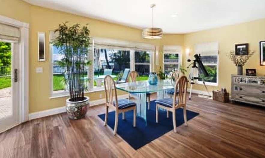 Dining area BEFORE FLOODING