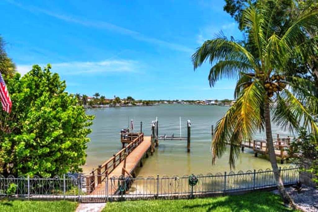 Dock to Boca Ciega Bay