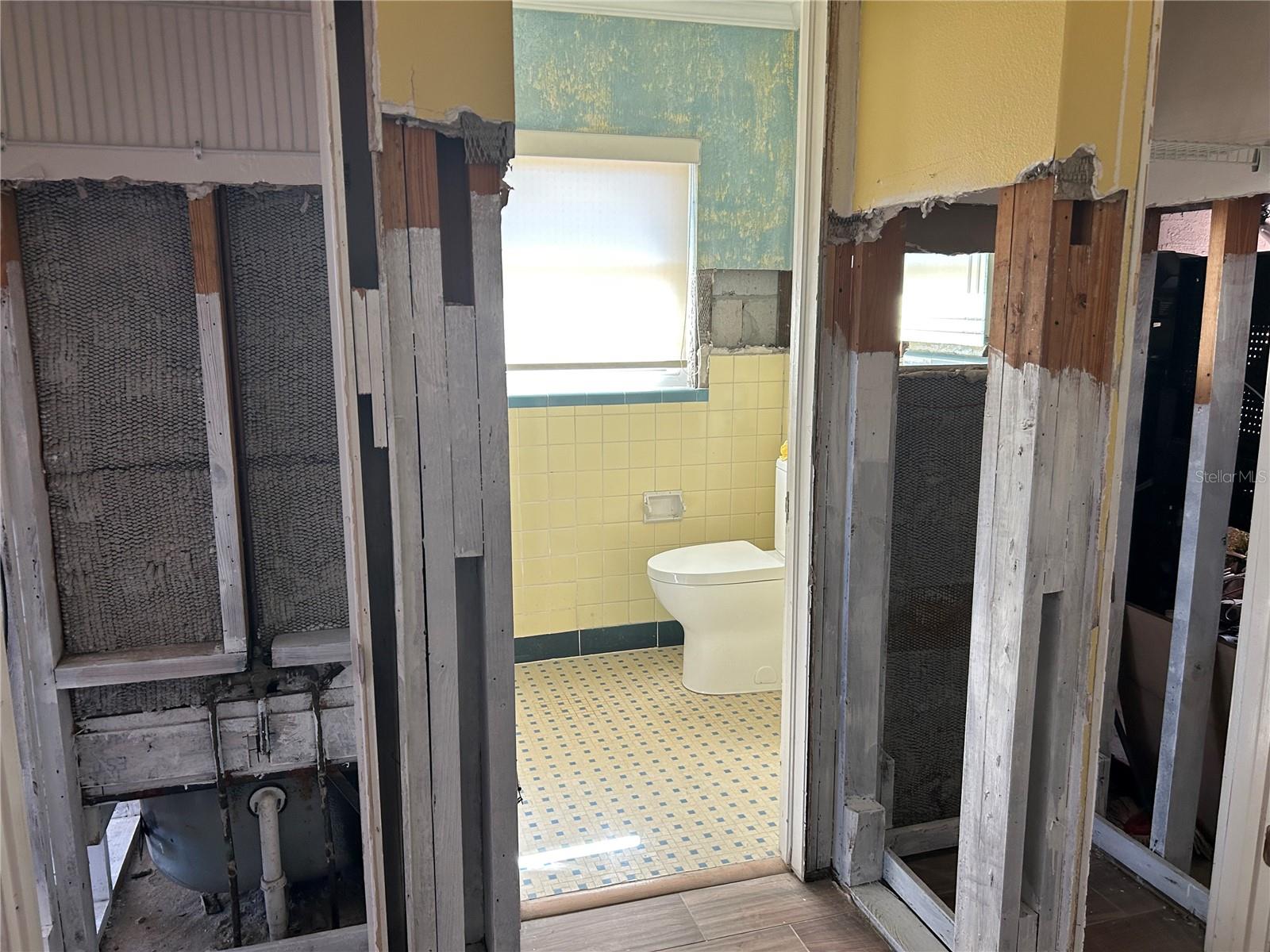 Guest Bathroom AFTER FLOODING