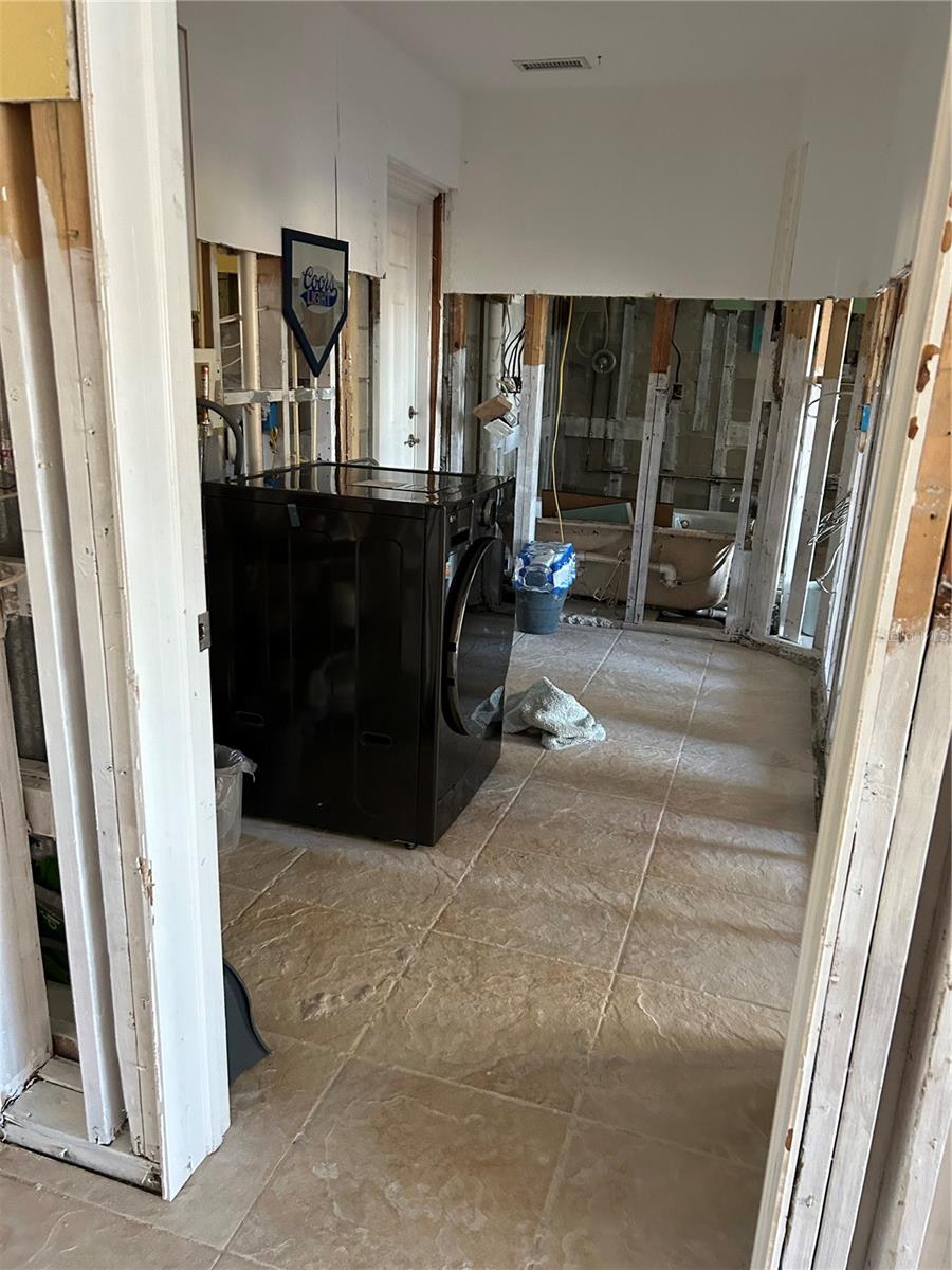 Laundry Room AFTER FLOODING