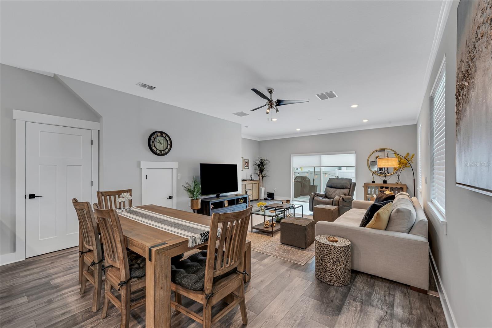 Dining area and great room