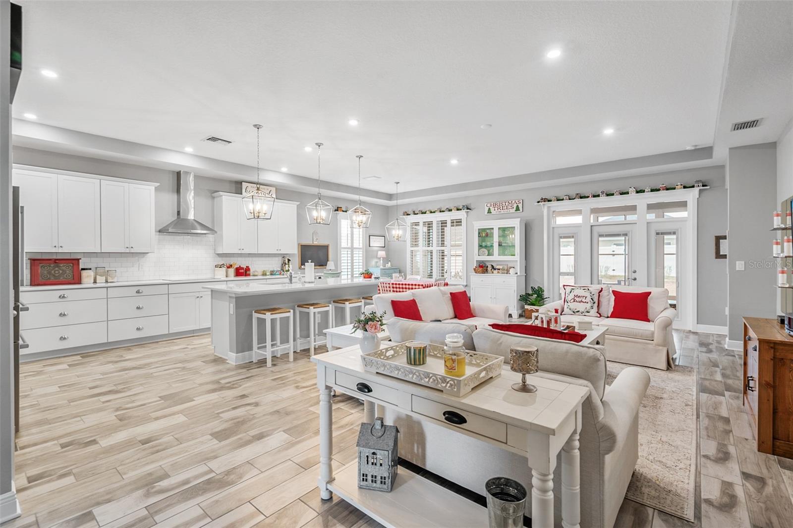 Kitchen and Family Room