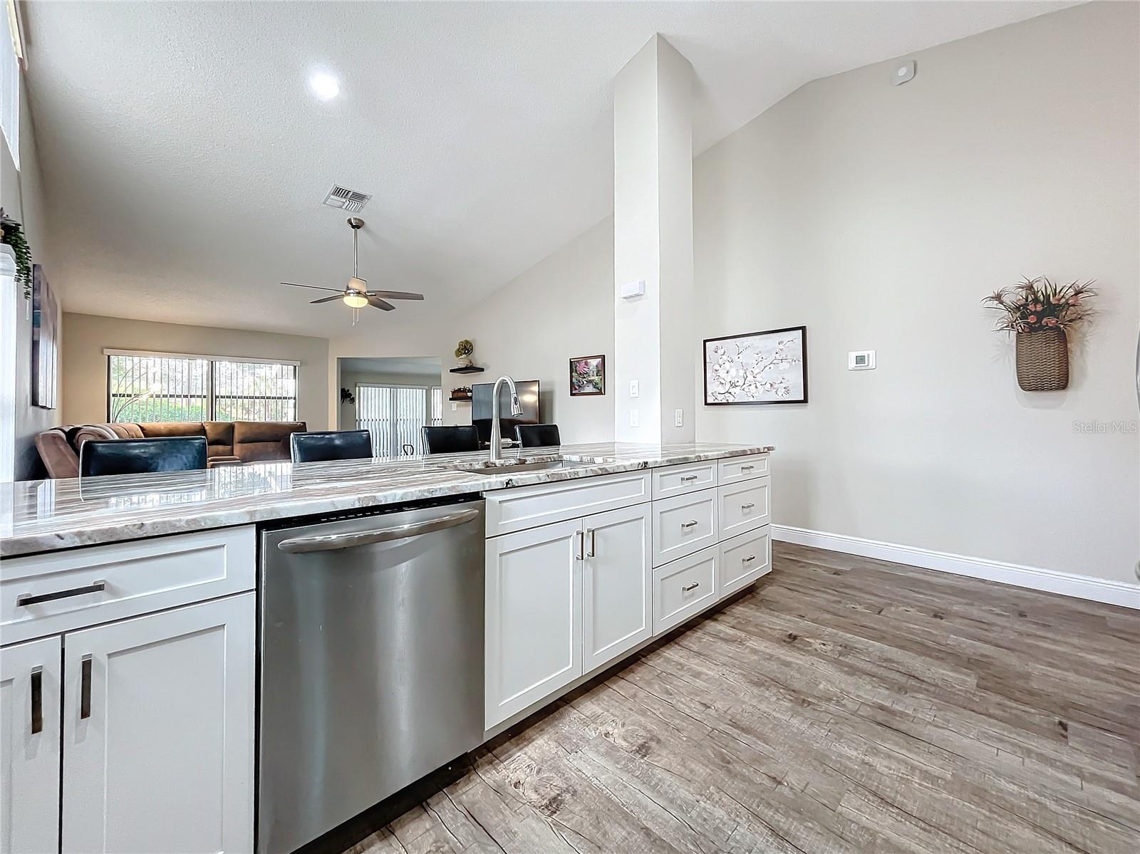 Kitchen - Living/Dining Area