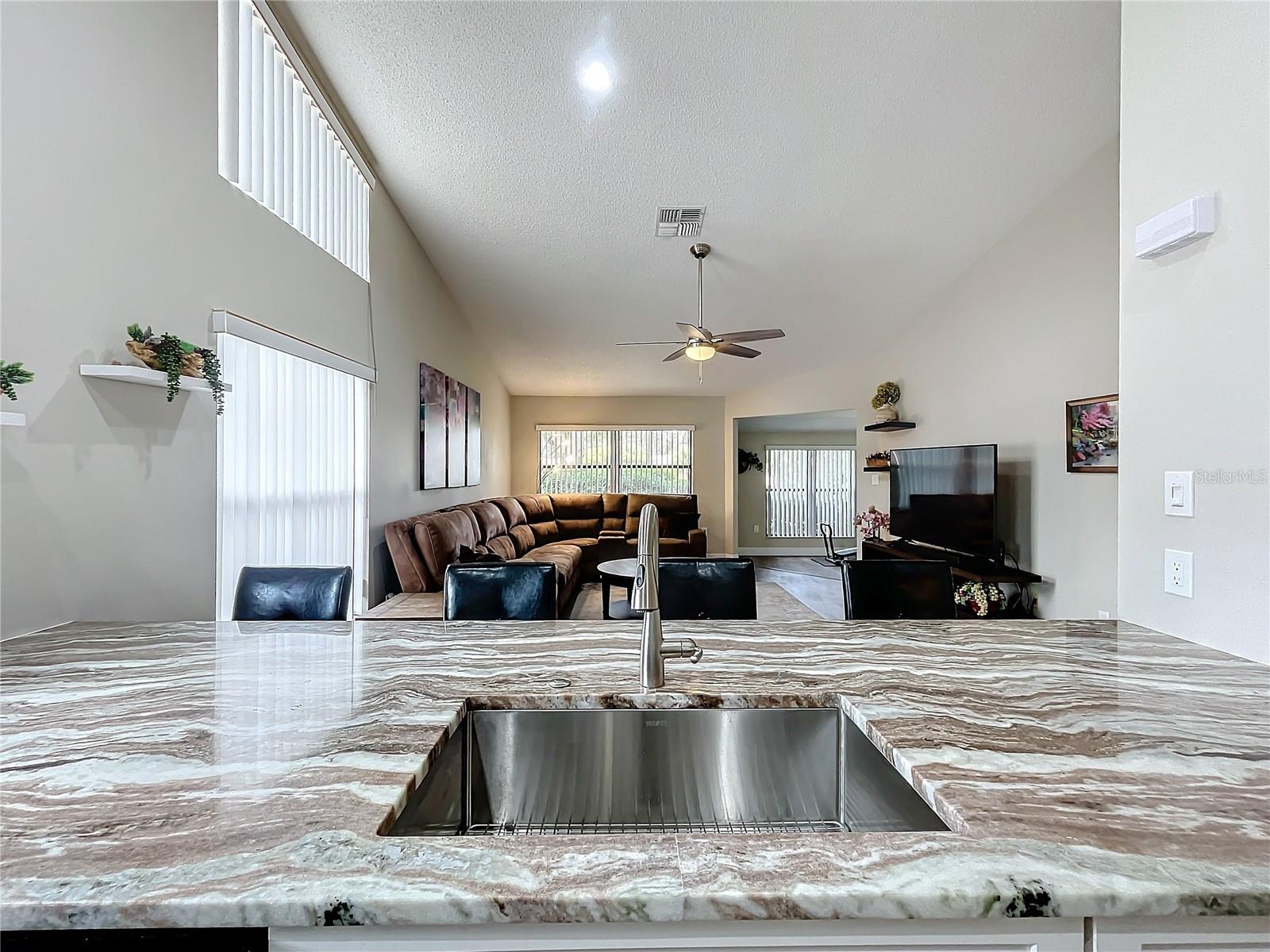 Kitchen - Living/Dining Area