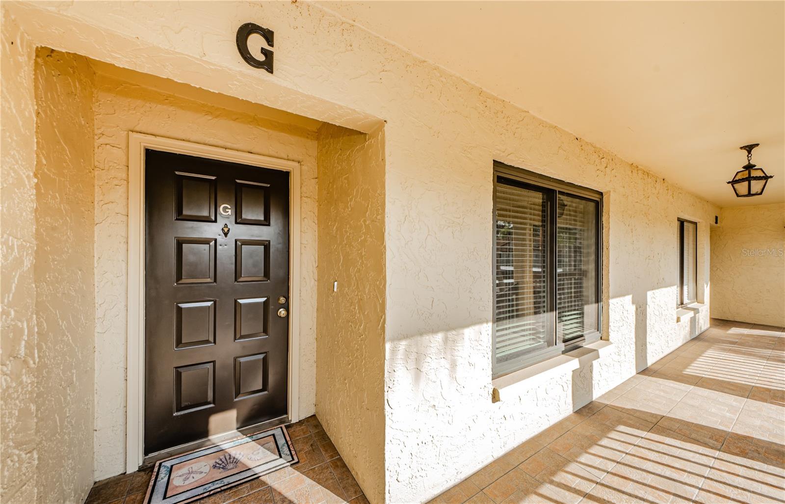 Front door of Unit