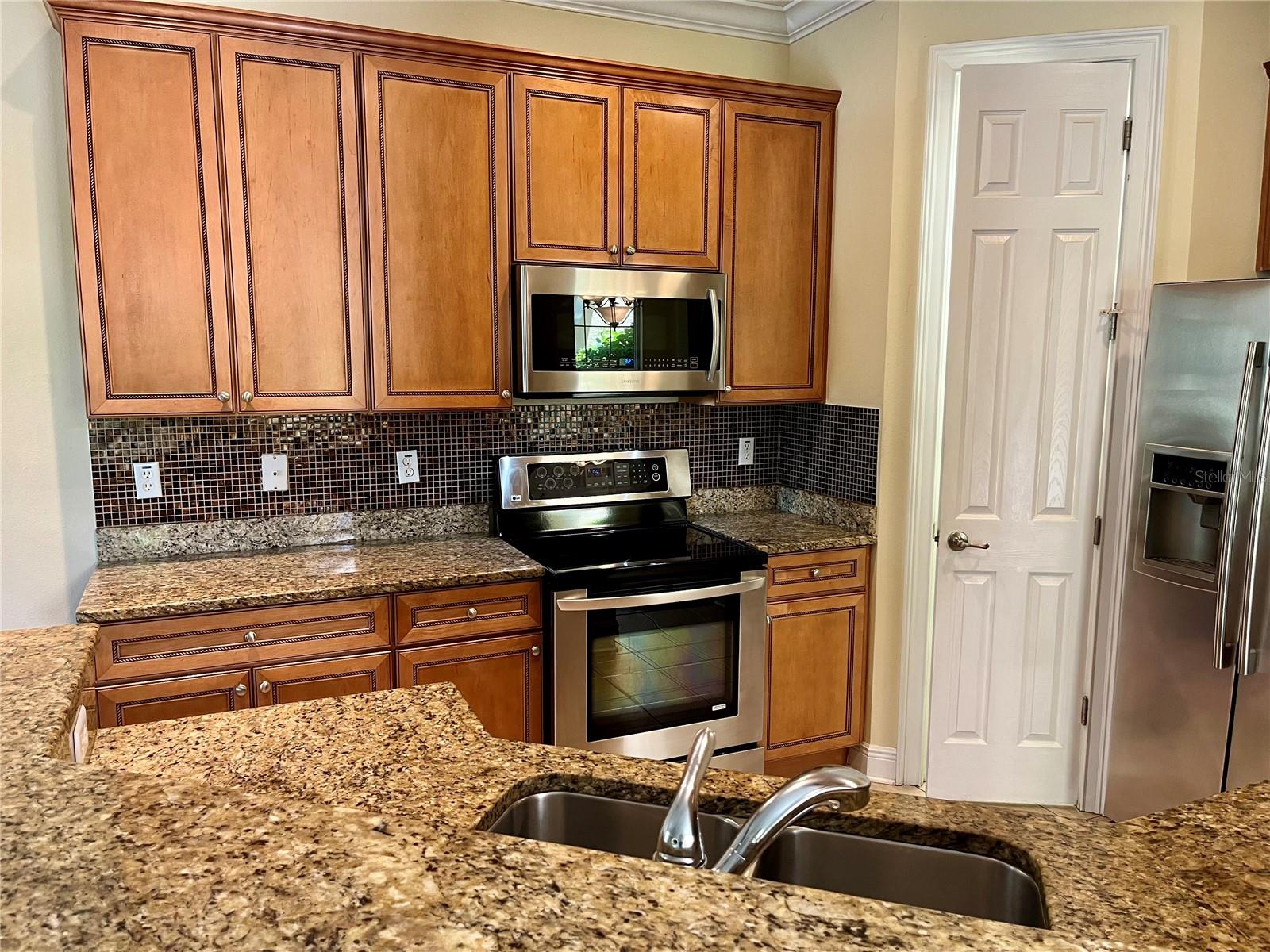 Walkin pantry and lots of counter space