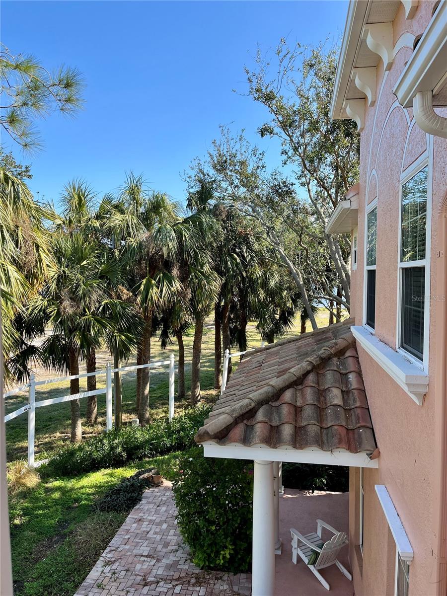 Partial view to the water from the 1st balcony