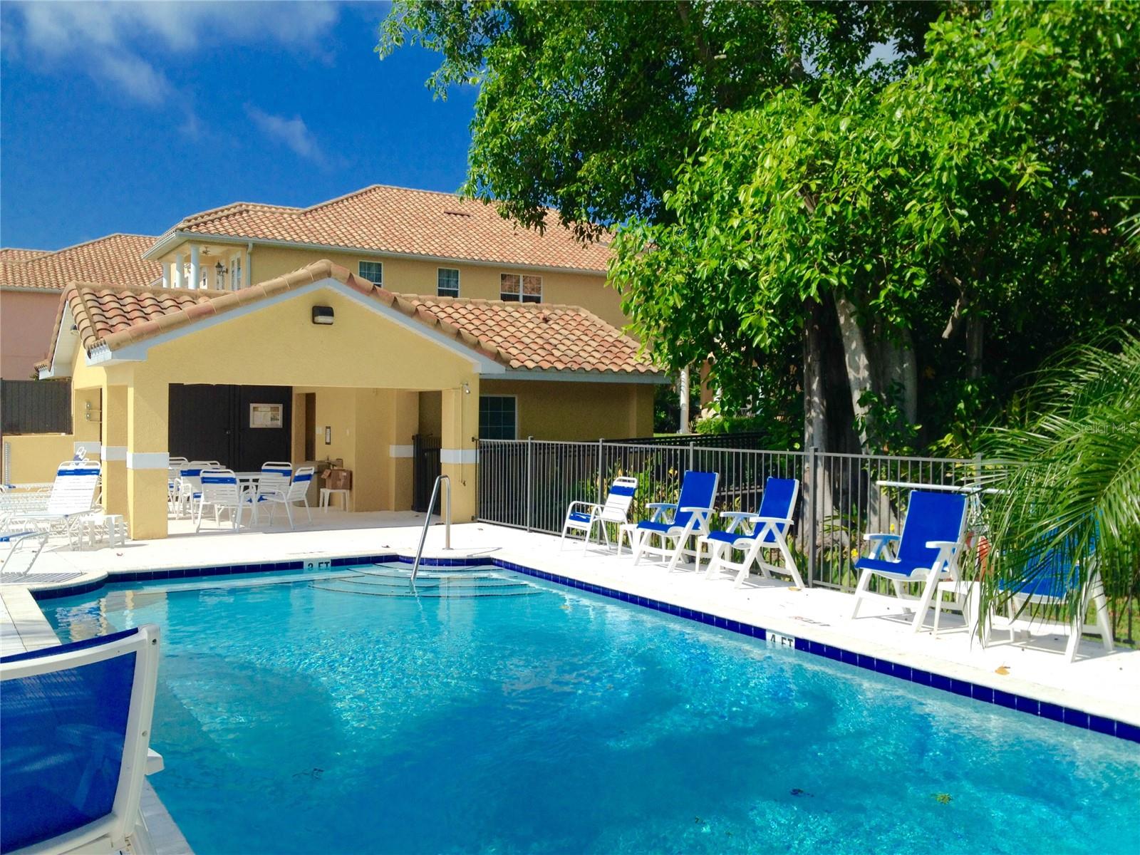 Pool and pool house