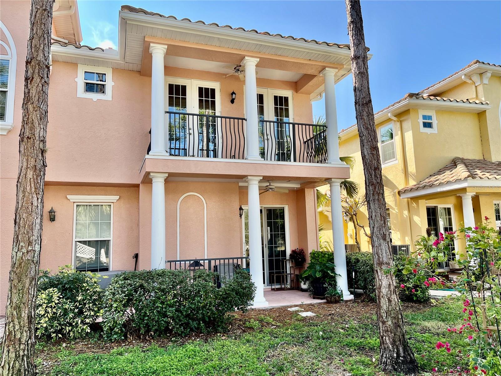 Back patio and balcony