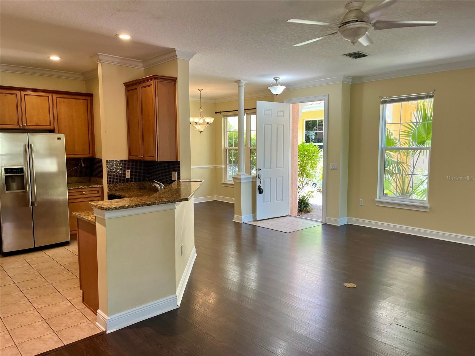 Family room back towards entry way