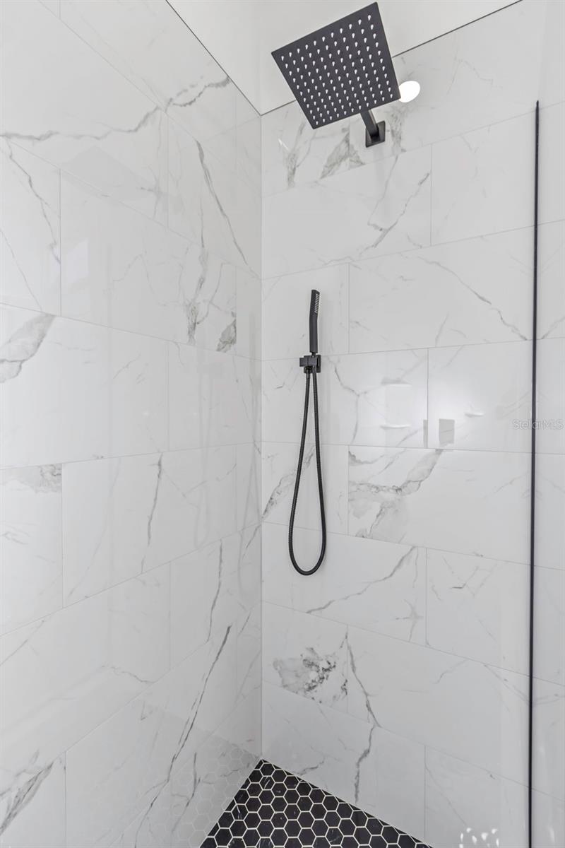 Oversized shower