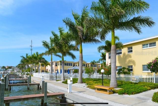 Sidewalk along the Intracoastal Waterway