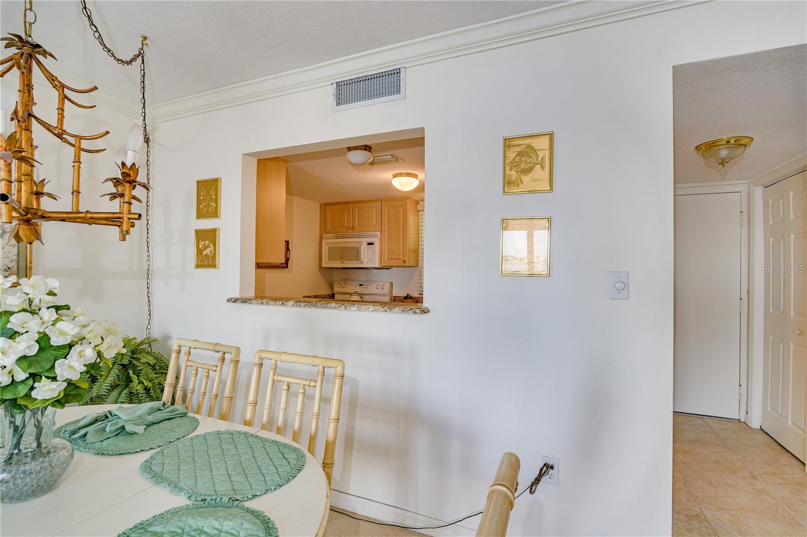 Dining Room/Kitchen Pass Through/Foyer Front Entrance