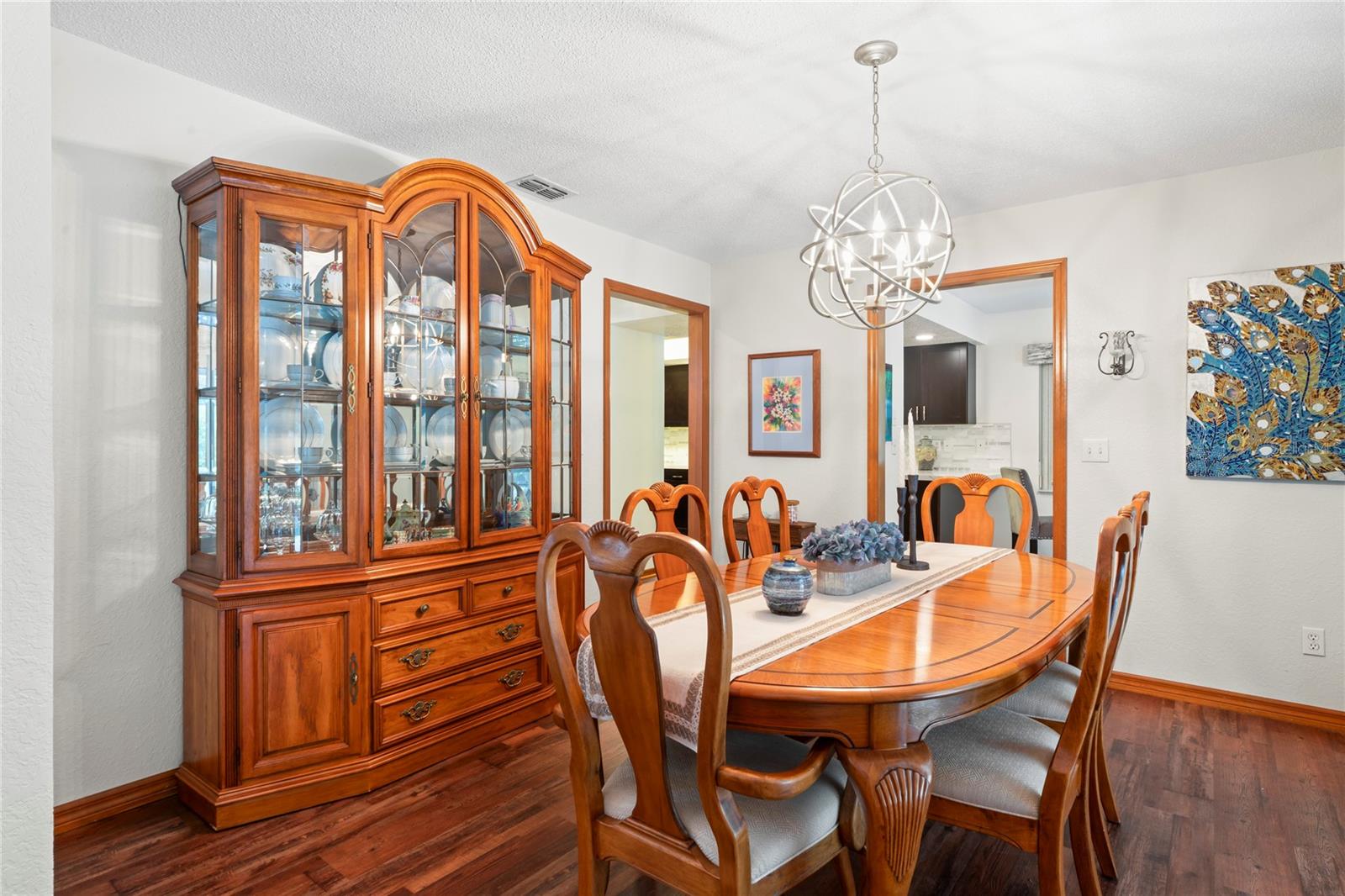 Dining Room with throughway to kitchen/breakfast area