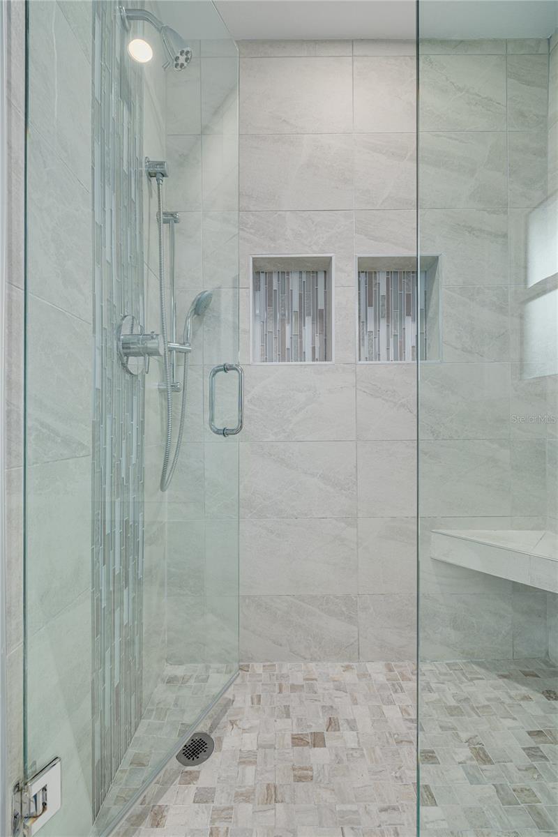 Walk in shower Master bath